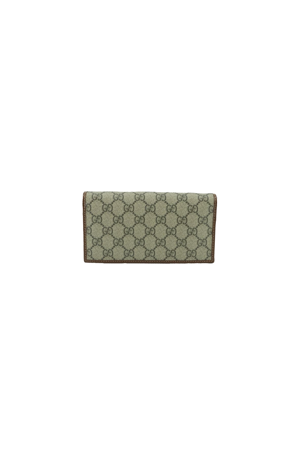 Gucci brown Horsebit 1955 chain wallet 621892-2149