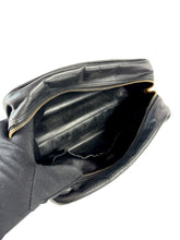 Chanel CC black diamond stitch leather zip case 1077012