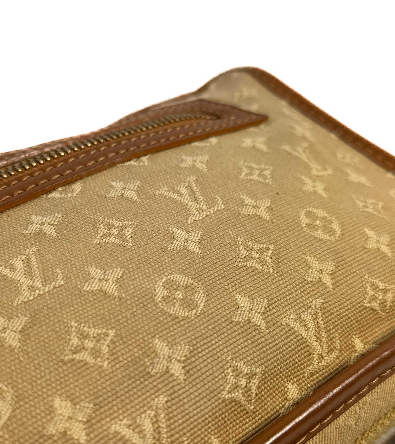 Louis Vuitton beige monogram mini pochette Kathleen TH0074