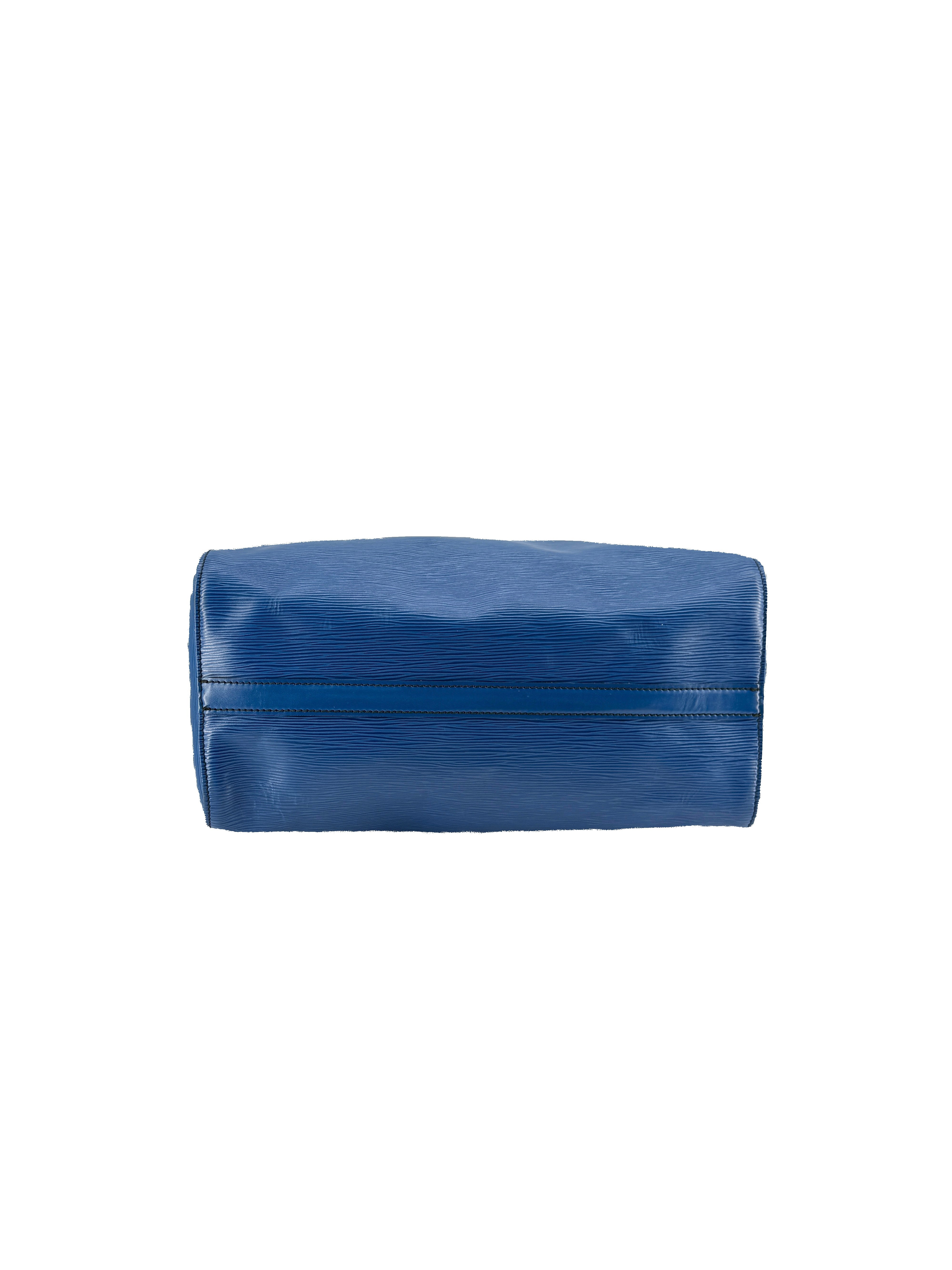 Louis Vuitton epi Speedy 35 toledo blue VI0911