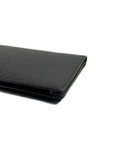 Louis Vuitton black Epi brazza slim wallet CA0041