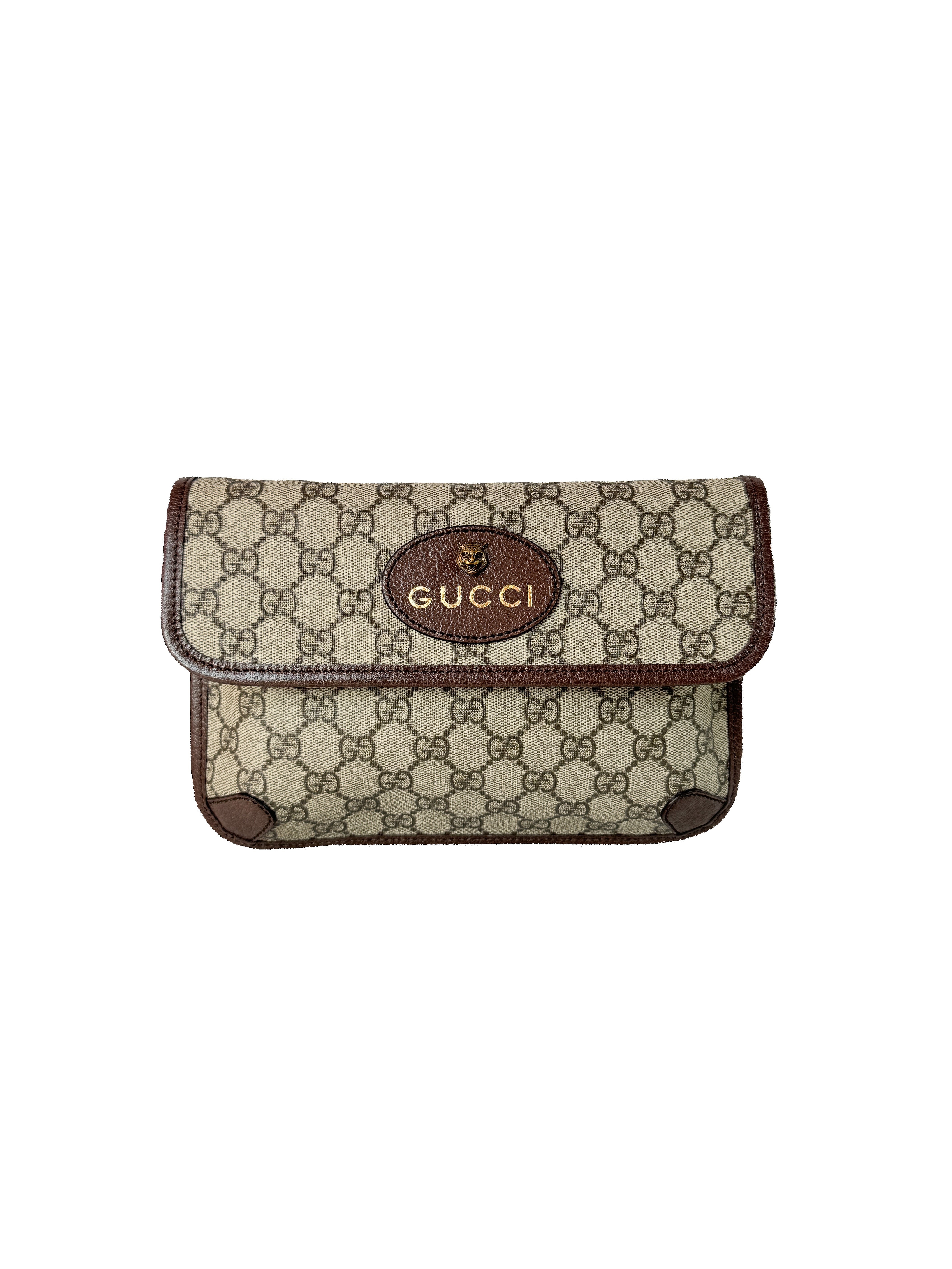 Gucci GG Supreme monogram Neo waist bag 493930 520981 NEW