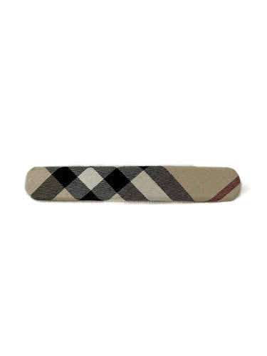 Burberry check hair clip