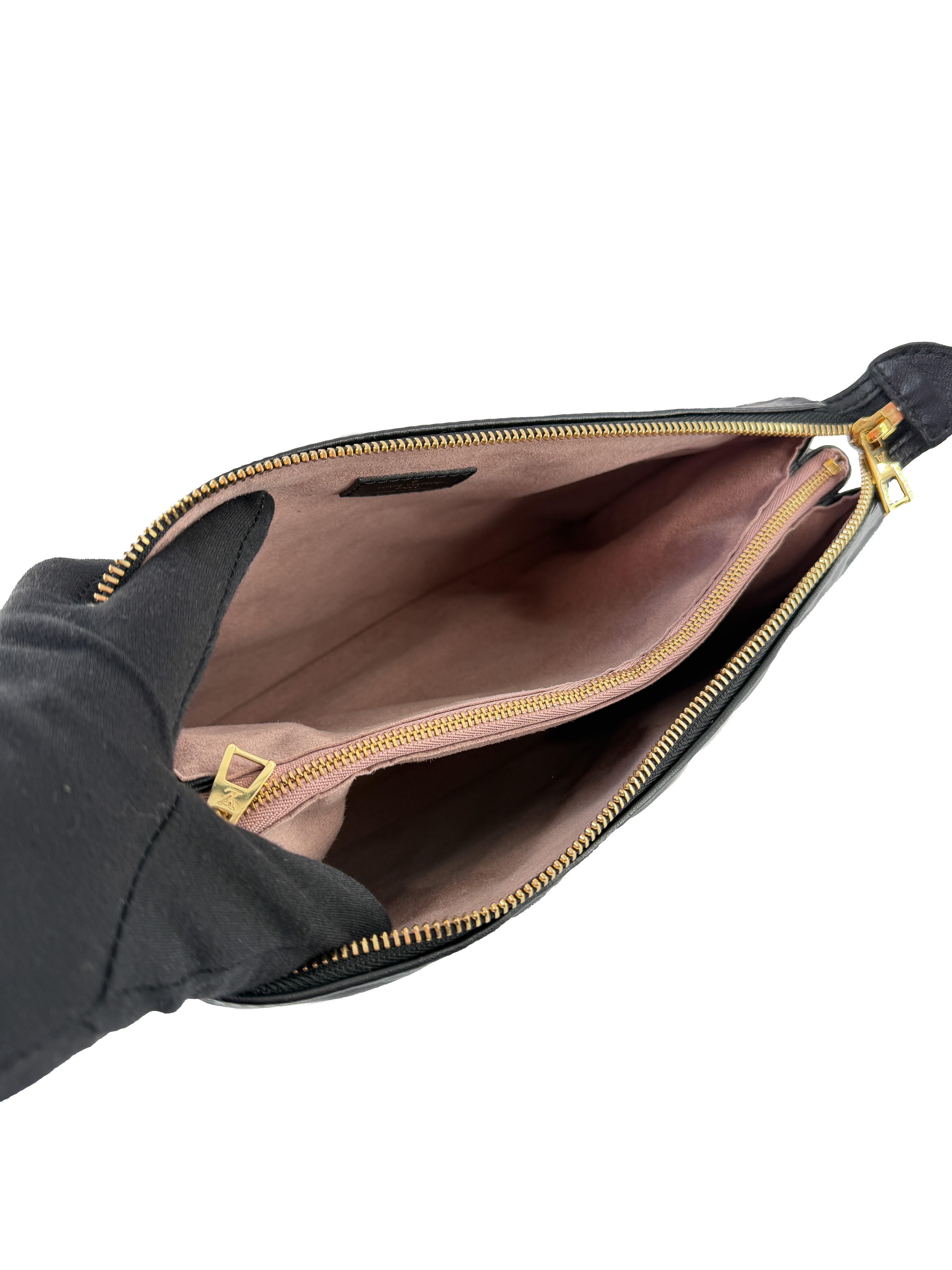 Louis Vuitton black leather Coussin PM NFC