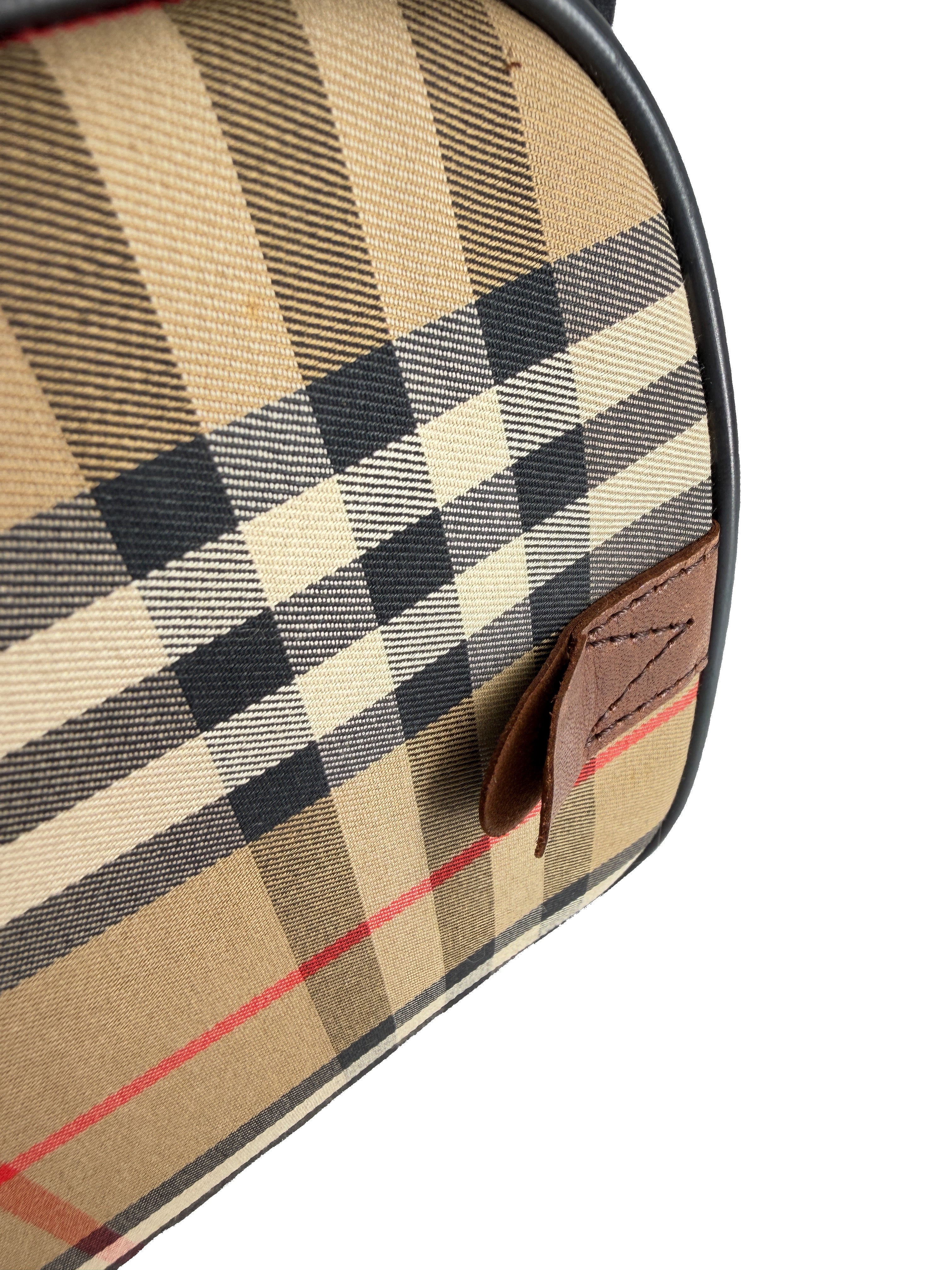 Burberrys vintage check Boston duffle