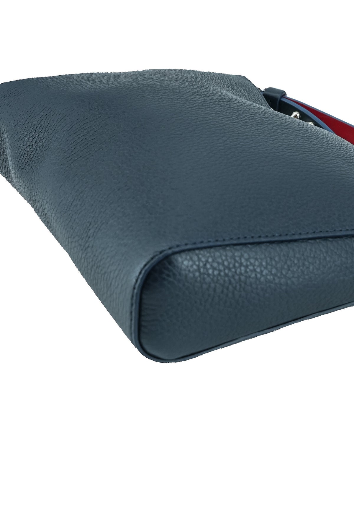 Christian Louboutin navy Cabata mini pouch