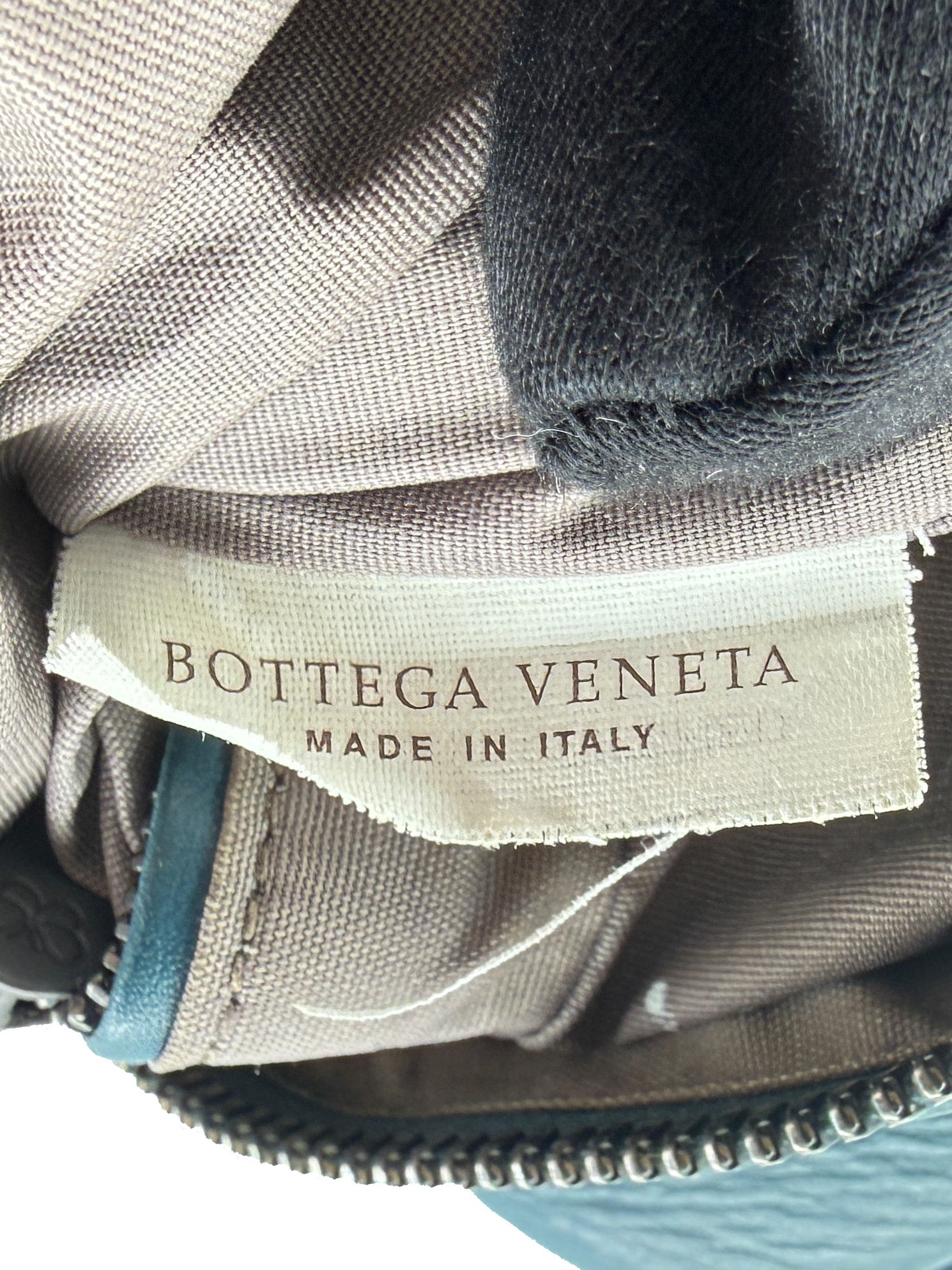 Bottega Veneta teal Intrecciato toiletry bag B07690618B