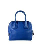 Burberry royal blue Greenwood Bowling bag small