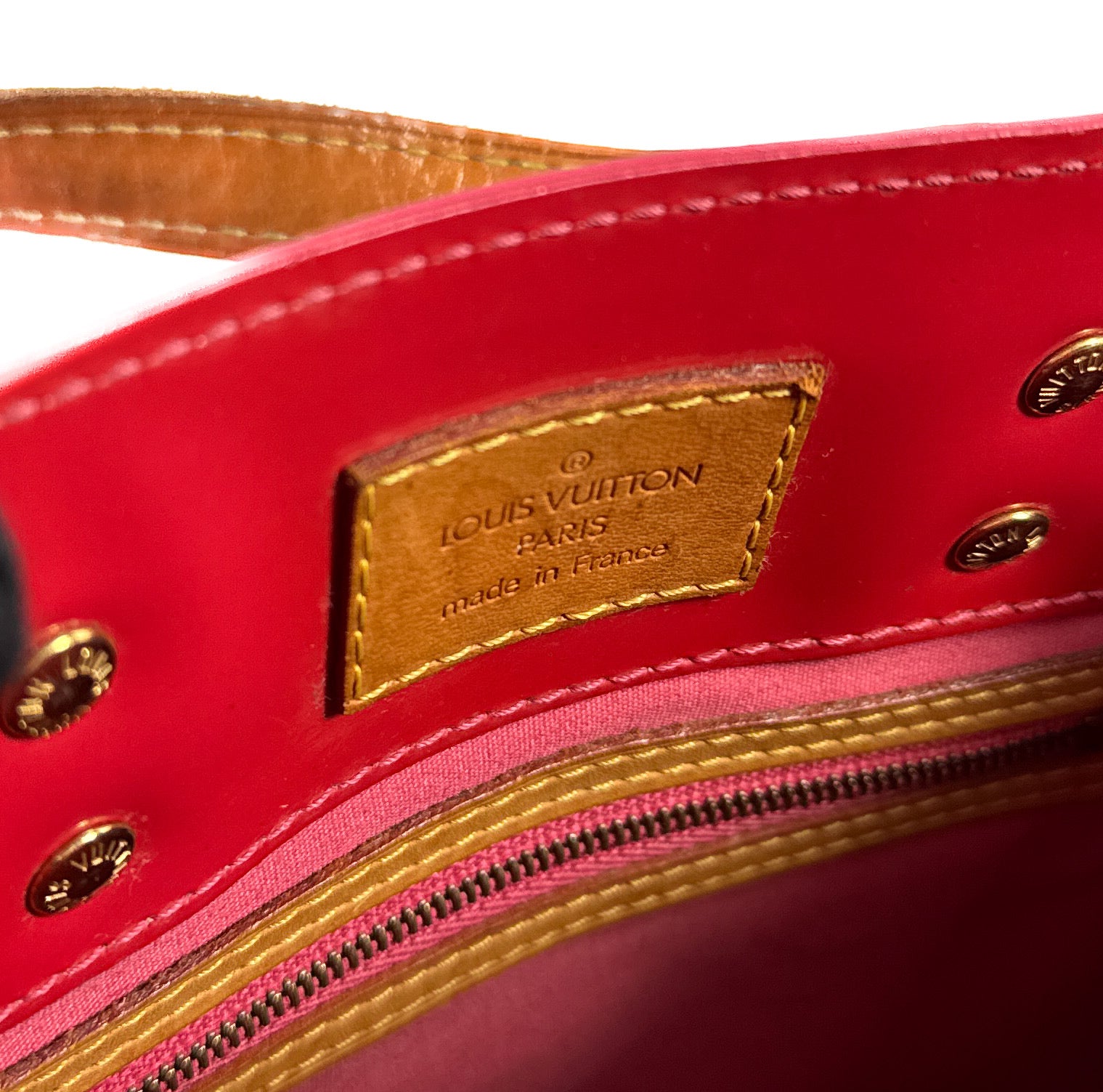 Louis Vuitton framboise reade PM tote MI1025