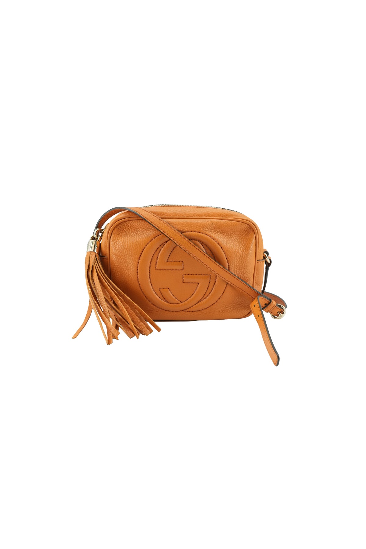 Gucci orange soho disco crossbody 308364 498879