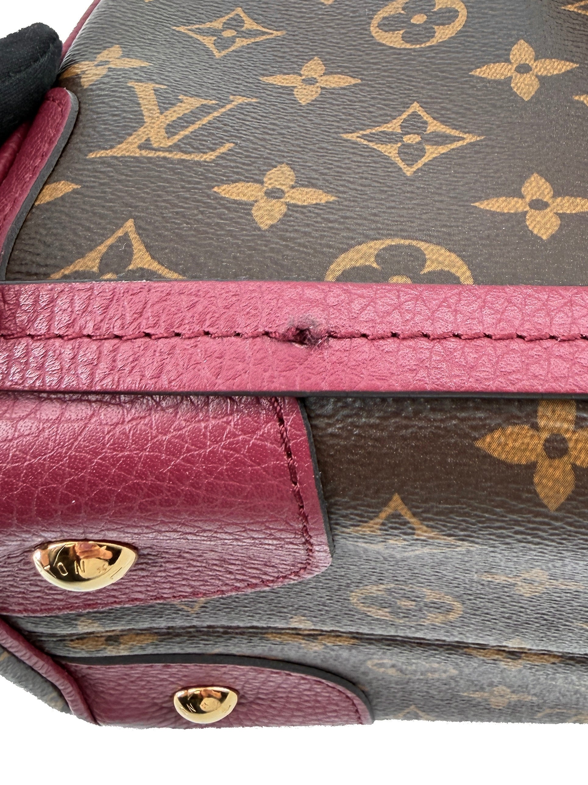 Louis Vuitton brown purple Retiro NM DR2185