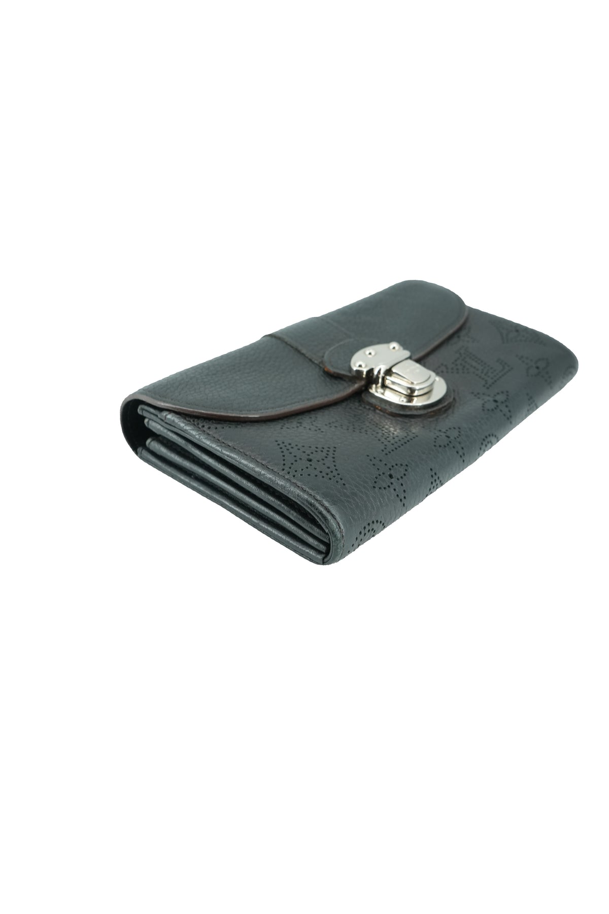 Louis Vuitton black Mahina Amelia wallet TN4164