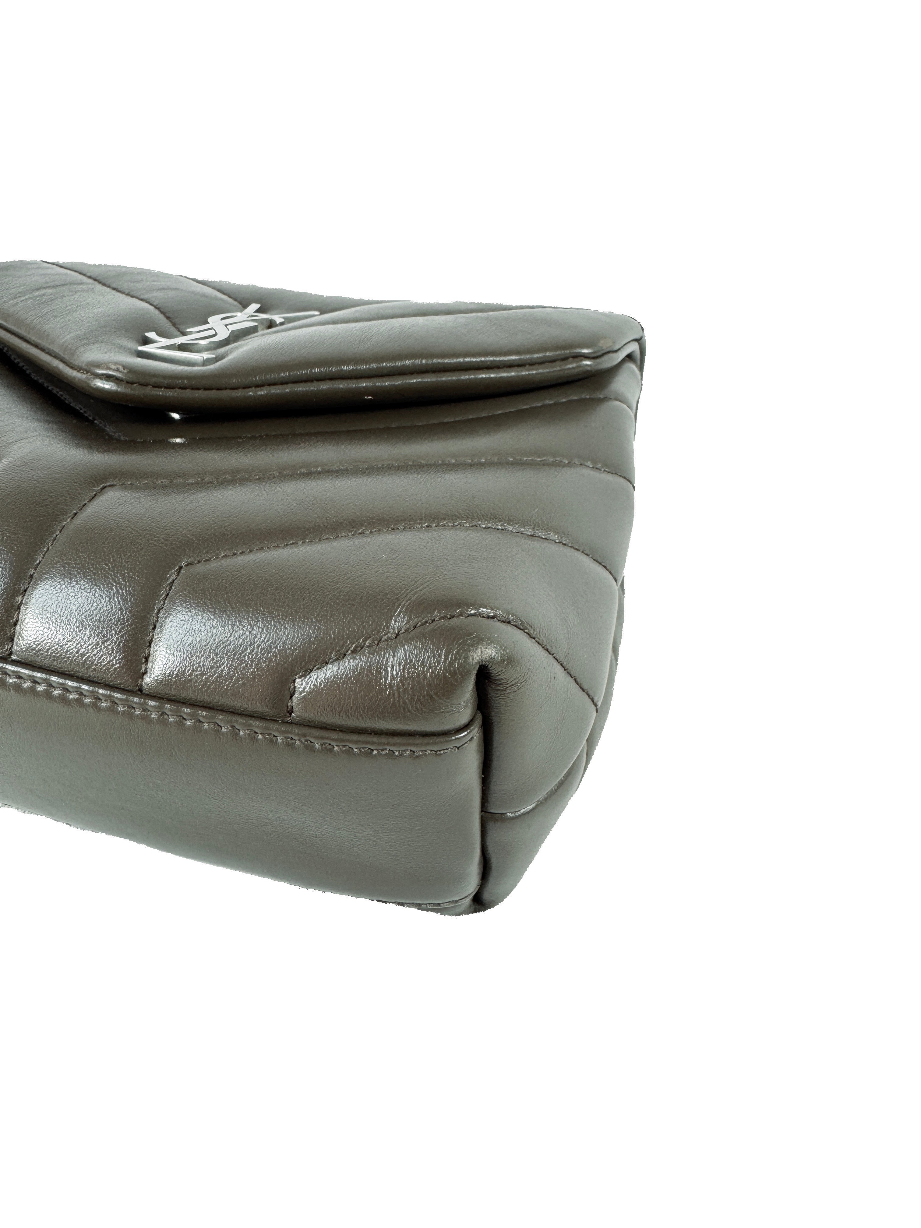 Saint Laurent olive monogram Matelasse toy loulou GUE467072-1018