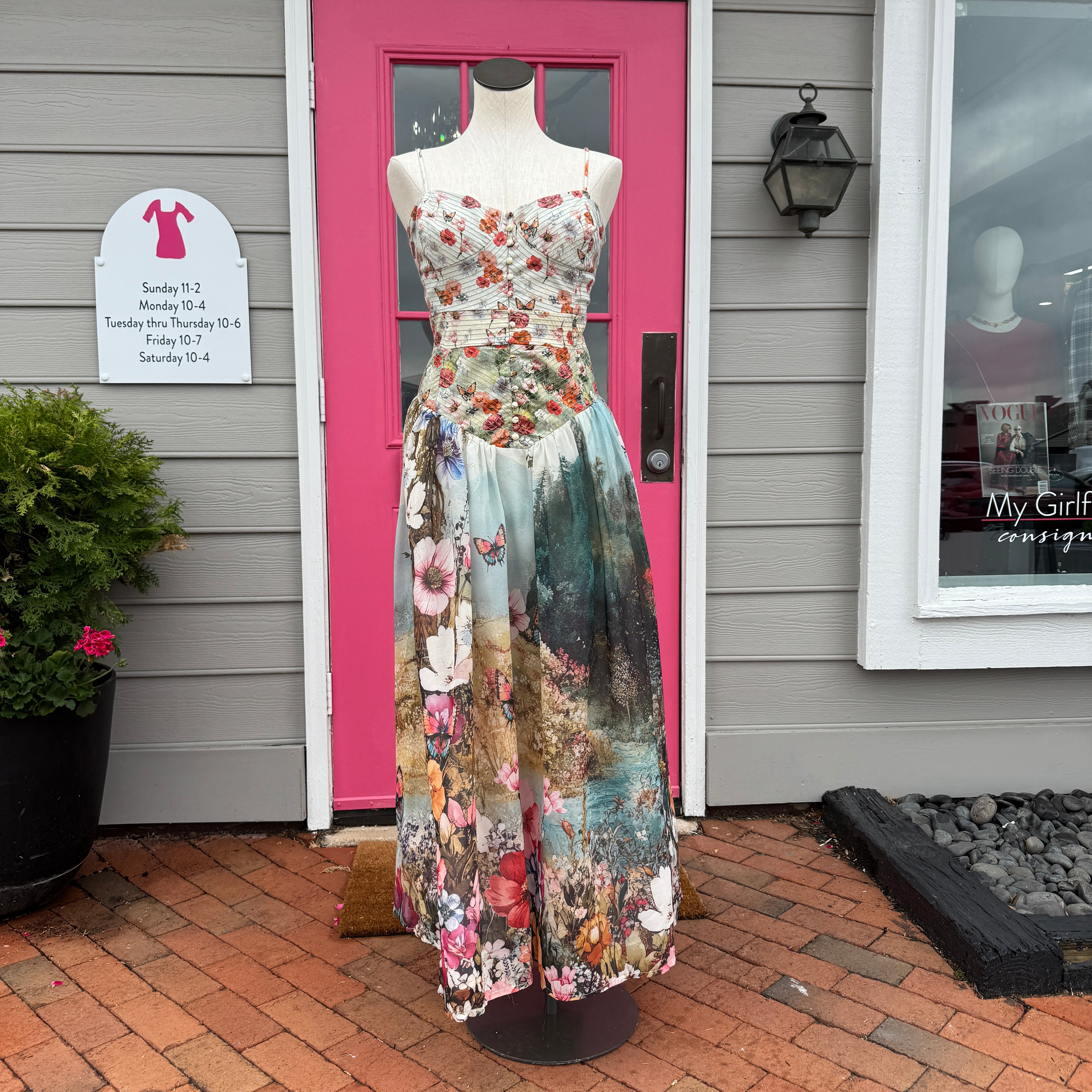 Anthropologie multicolor tank dress size XL NWT