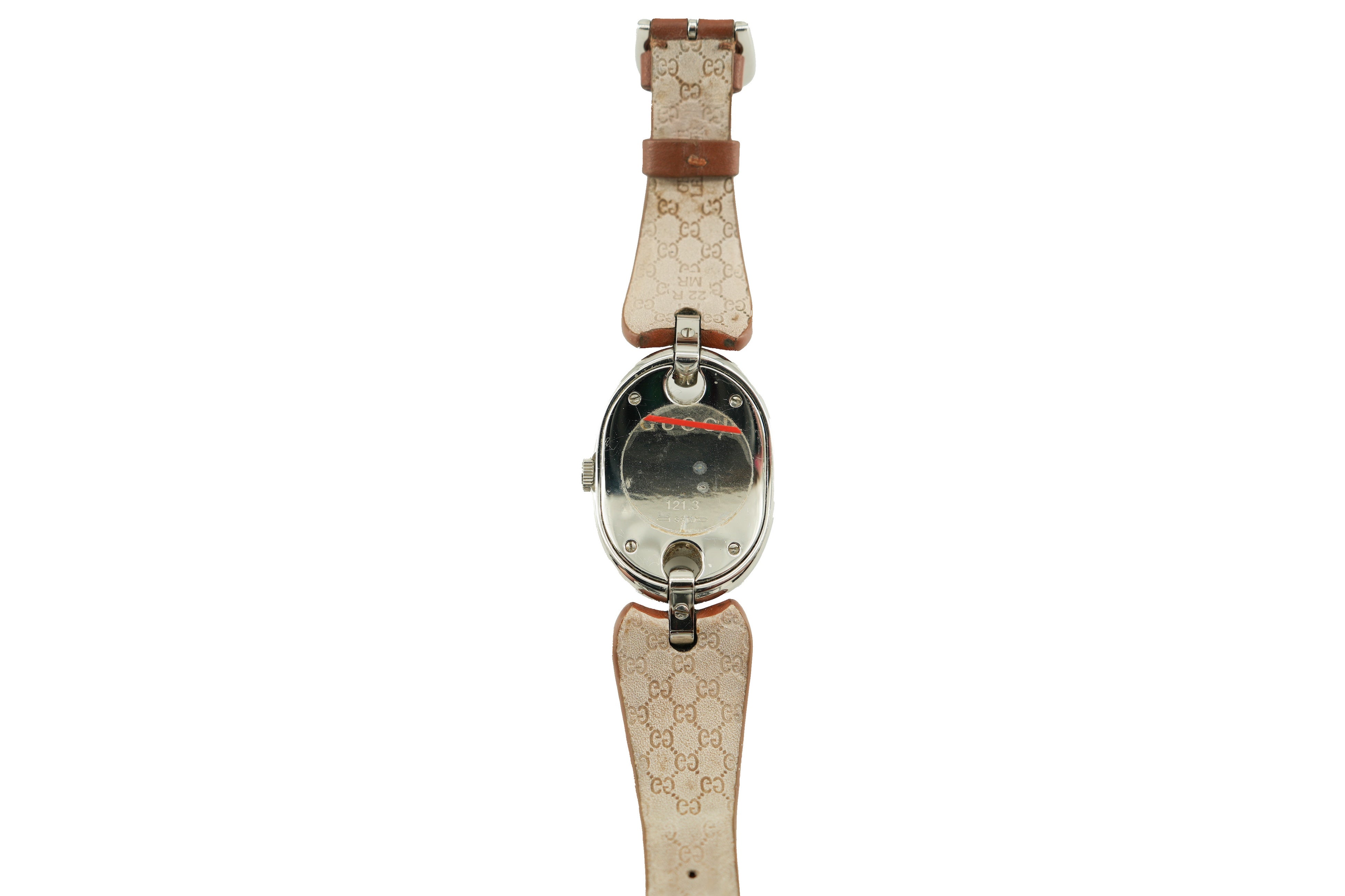 Gucci Marina chain brown watch 121.3