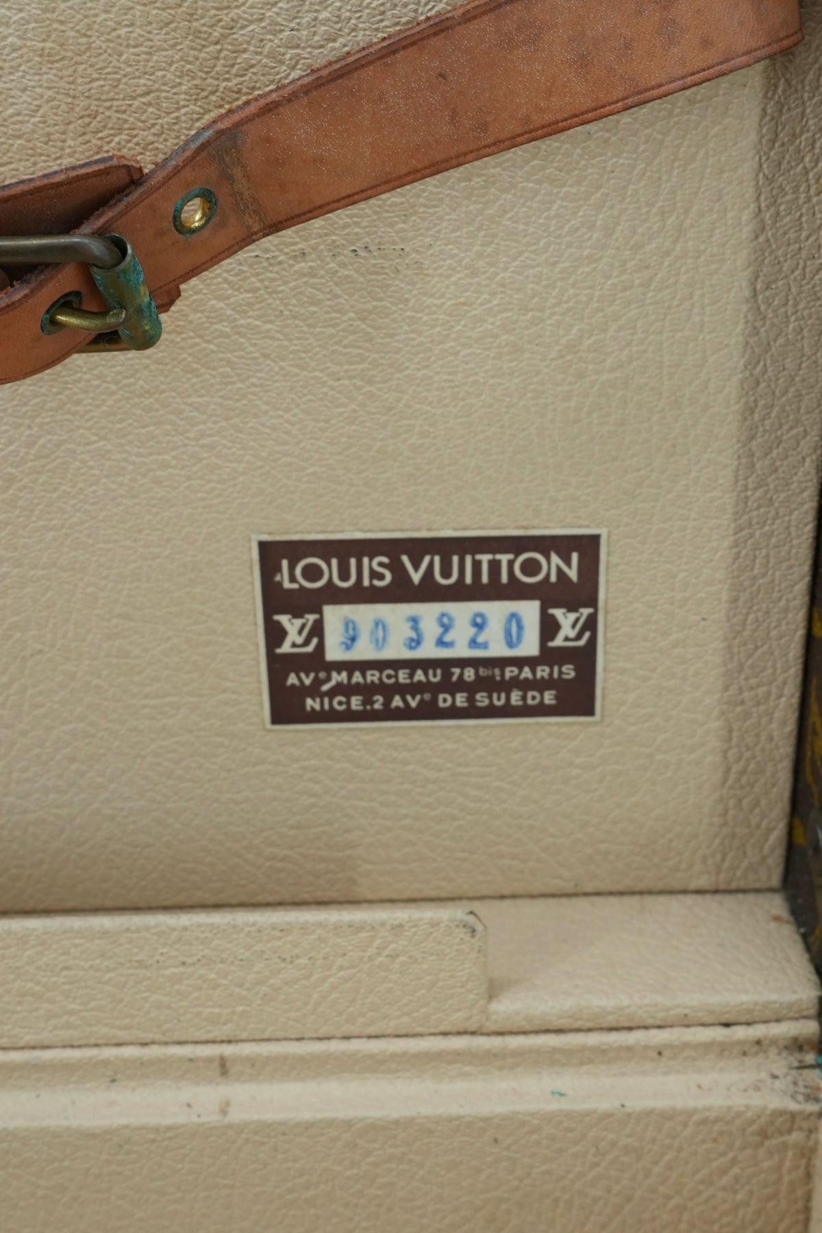 Louis Vuitton monogram 60s-80s vintage Cotteville 45 trunk 903220