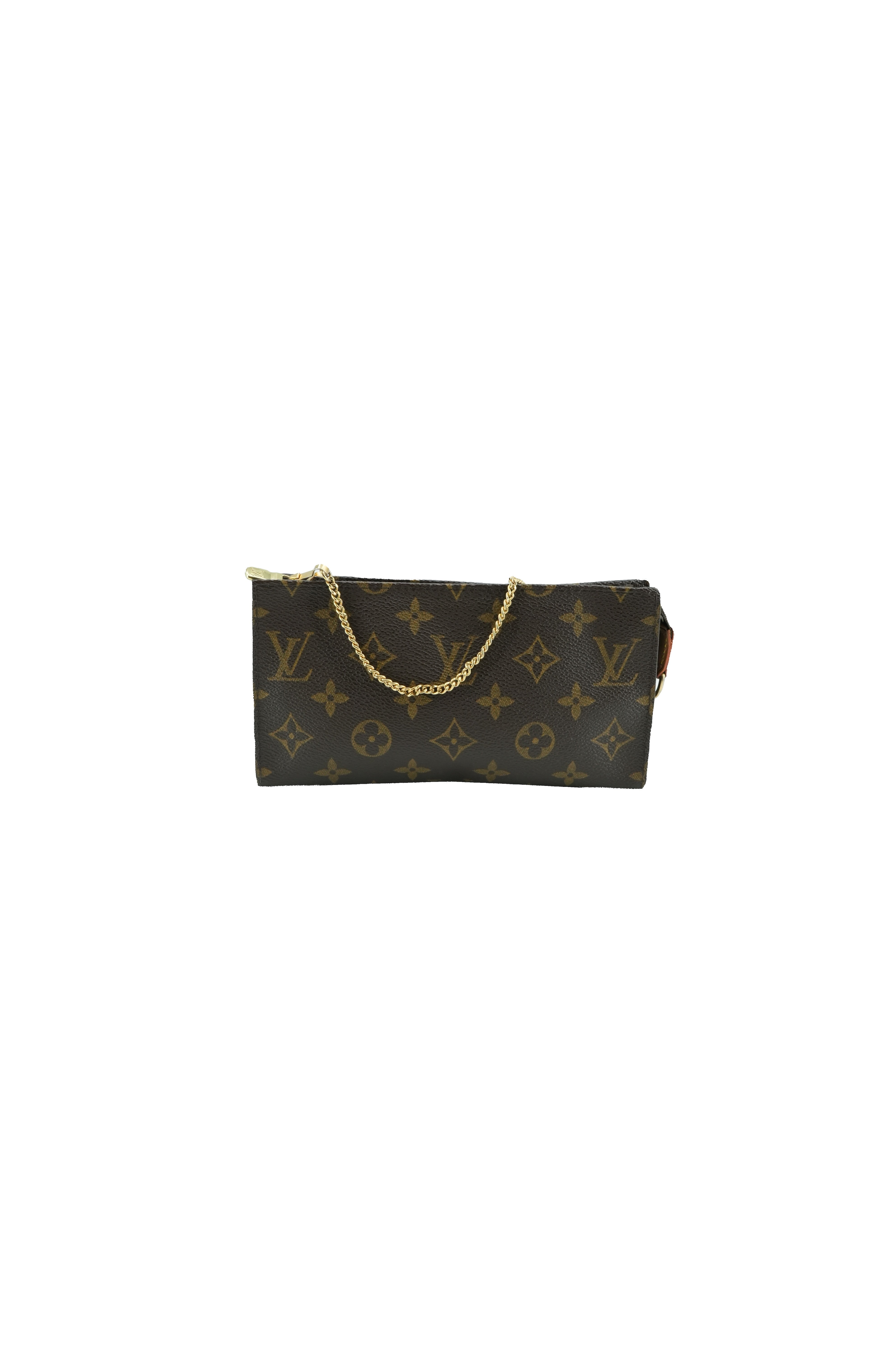 Louis Vuitton brown monogram bucket pouch FL1001