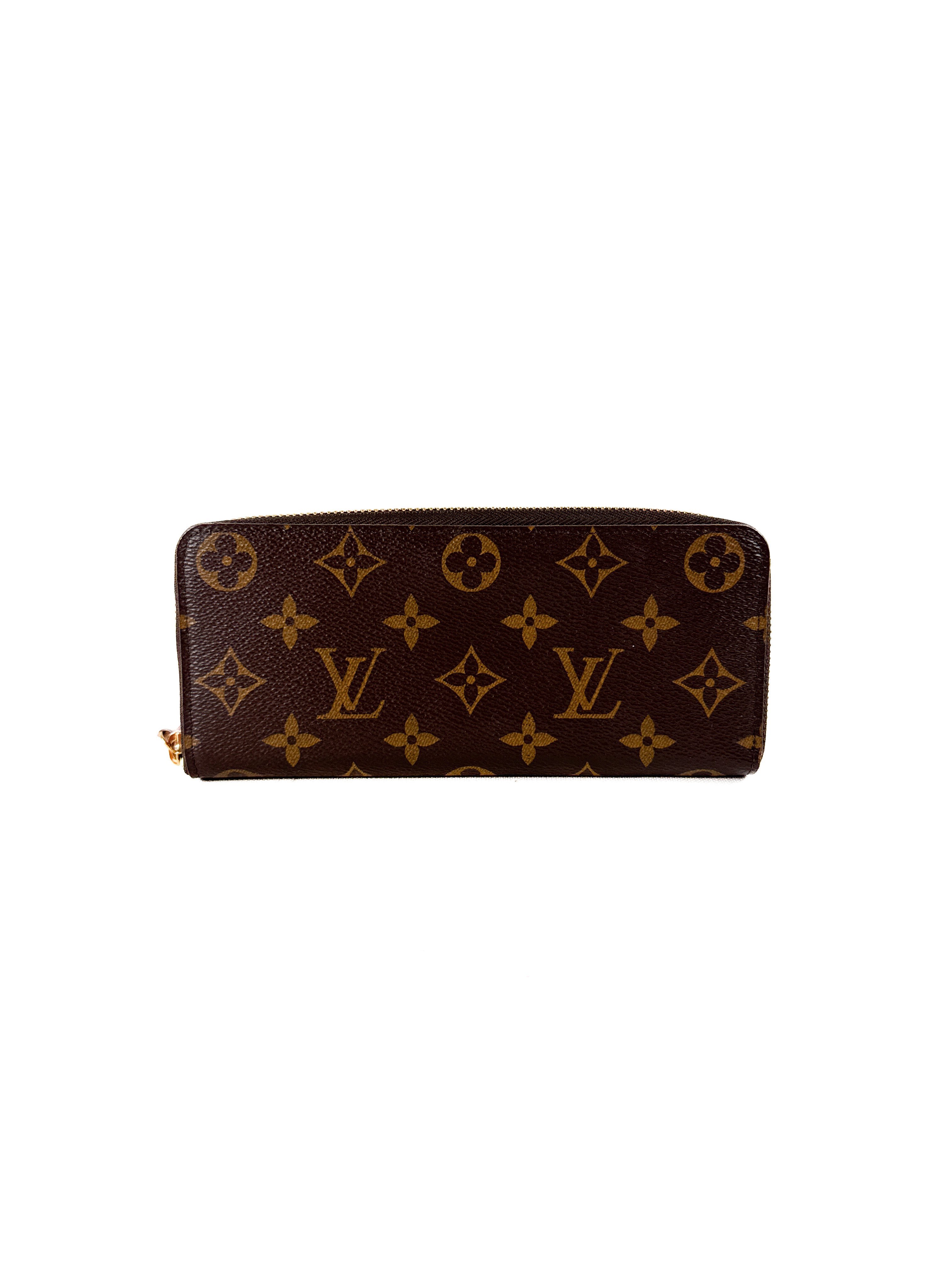 Louis Vuitton monogram Clemence wallet rose ballerine 2022 (microchip) box