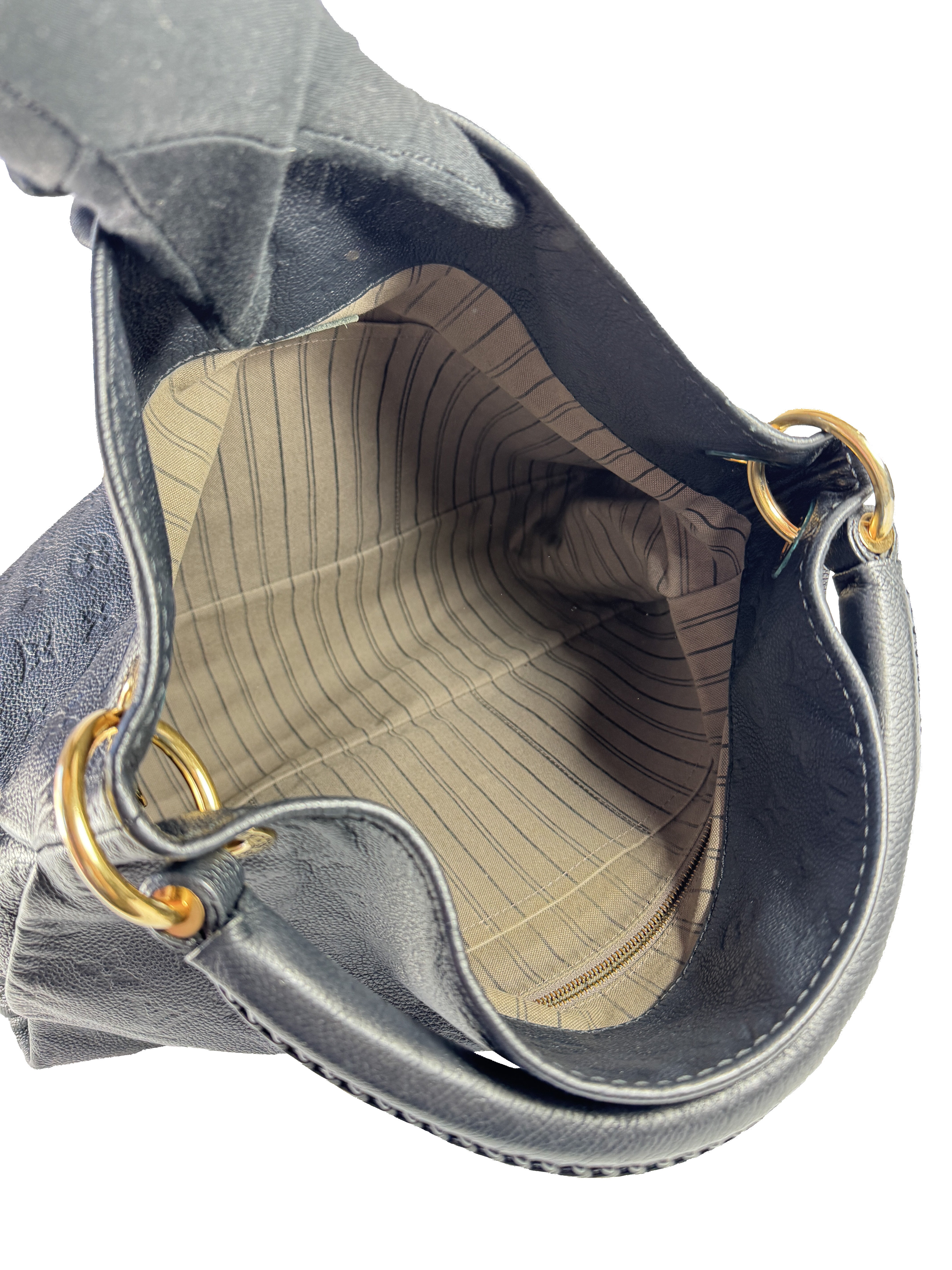 Louis Vuitton monogram black empreinte Artsy MM CA1185