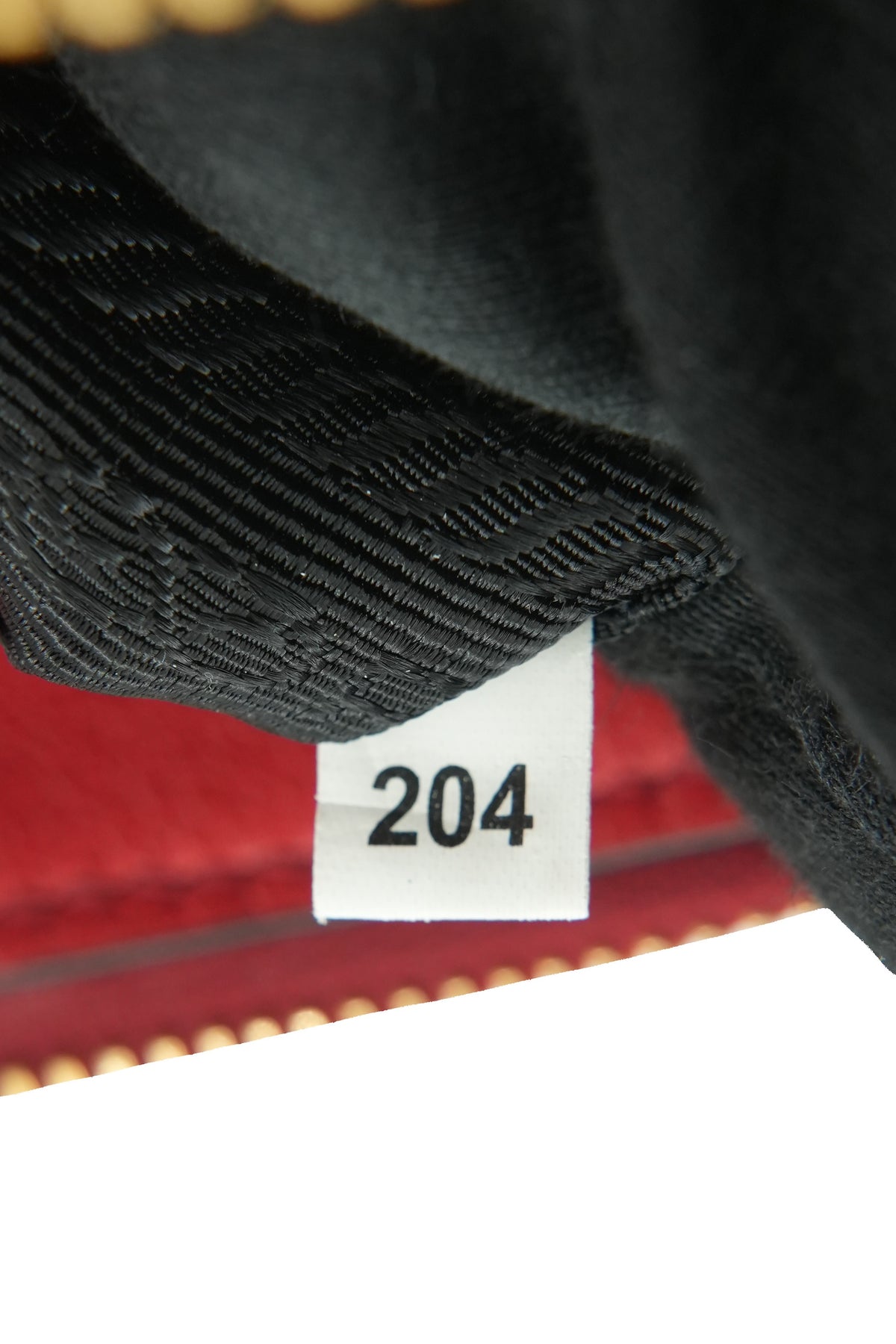 Prada red leather embossed logo satchel 204