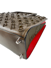 Christian Louboutin brown medium Paloma studded tote