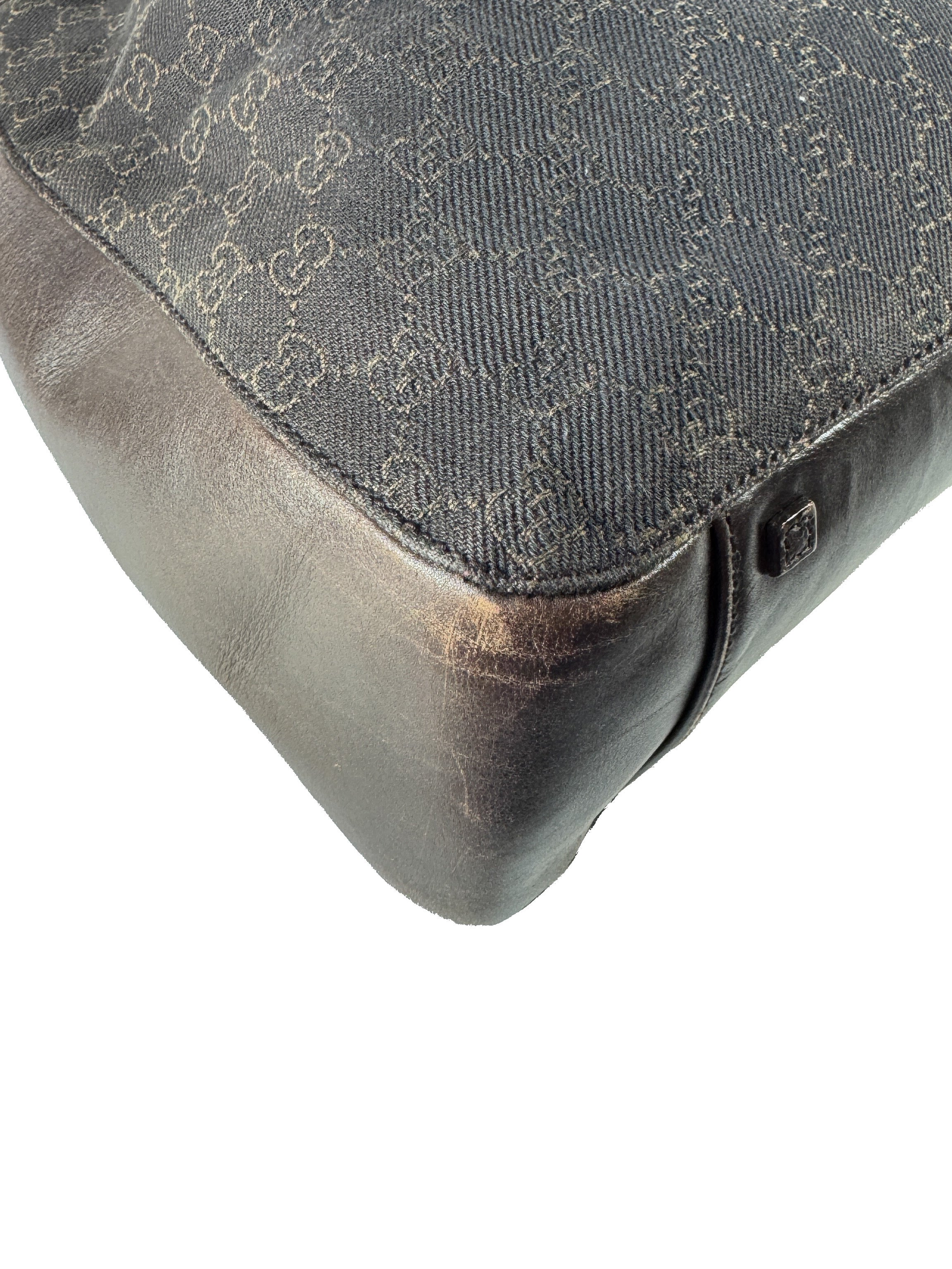 Gucci brown signature canvas tote 101920213048