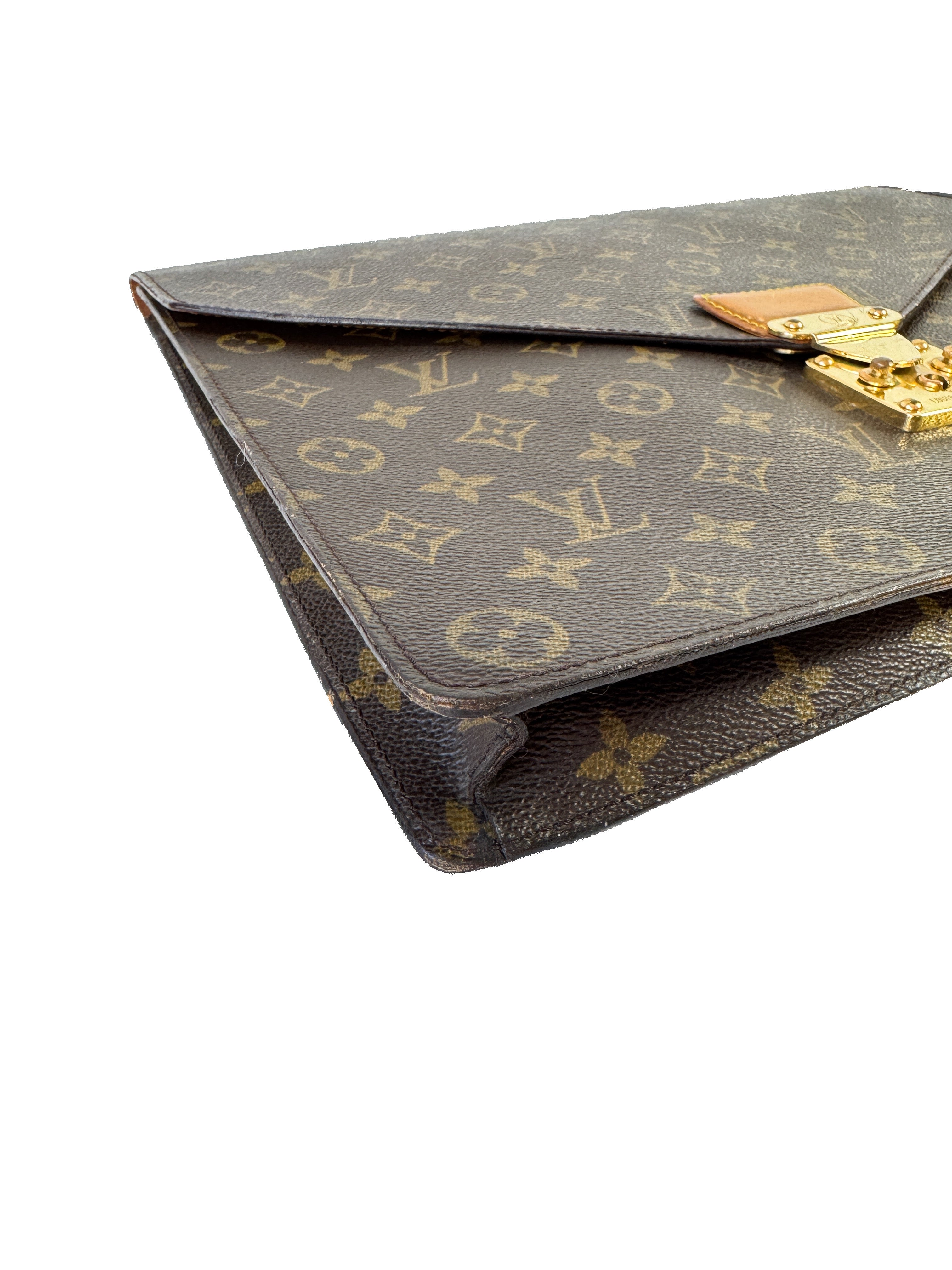 Louis Vuitton monogram Senator Porte documents case 8905CT