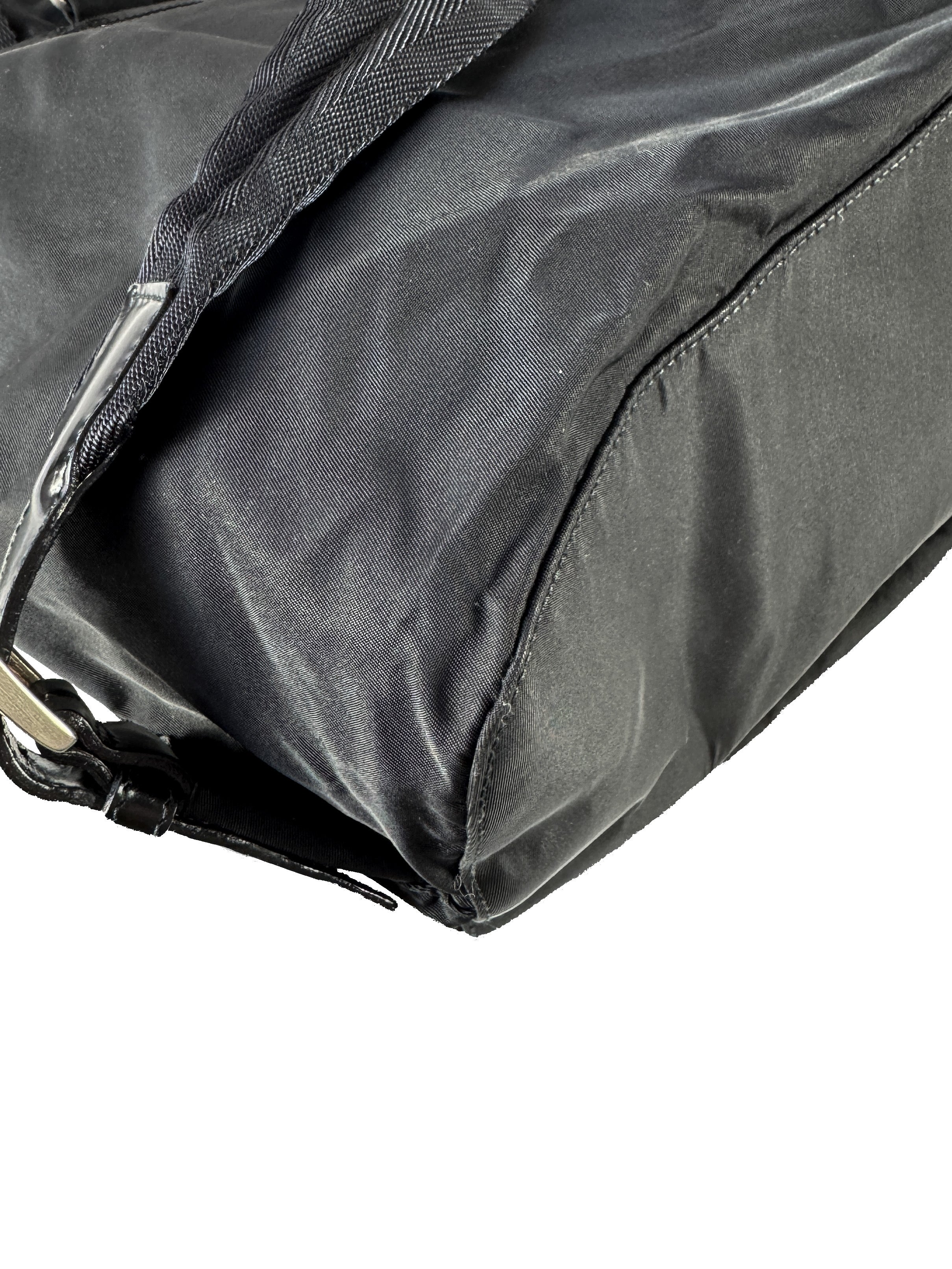 Prada black nylon backpack 58