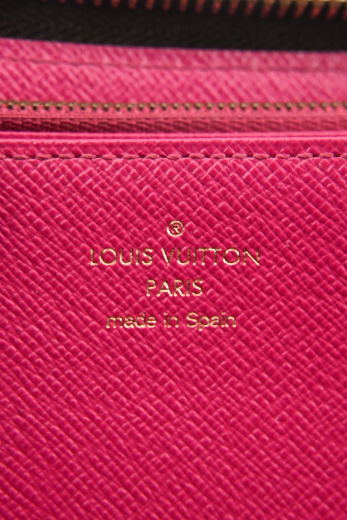 Louis Vuitton monogram Chain flower zippy wallet CA1136