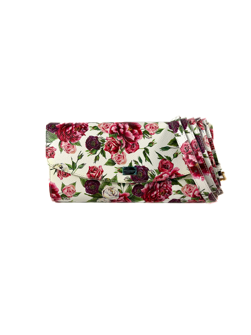 Dolce & Gabbana Floral Dauphine clutch/shoulder bag NWT