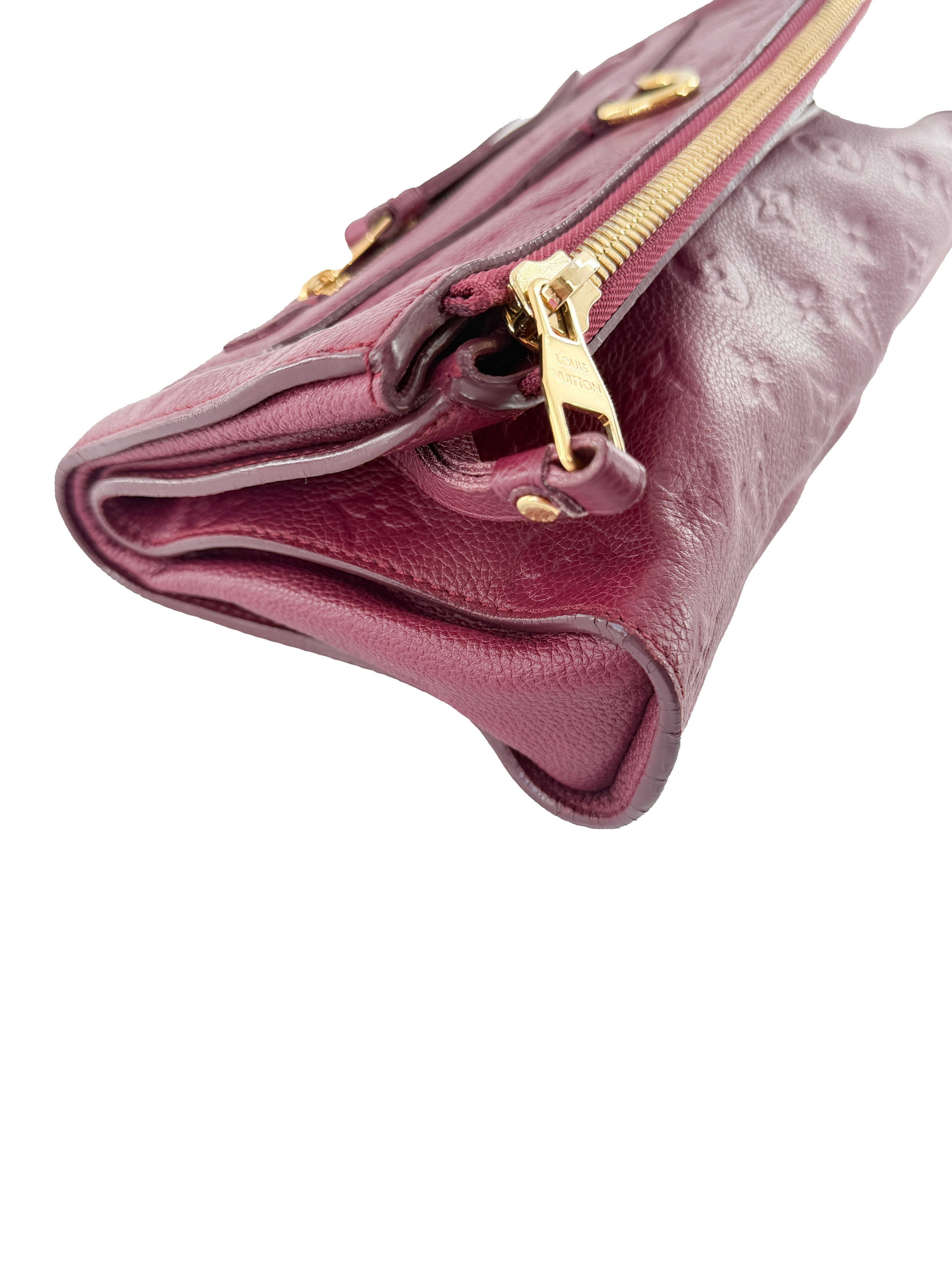 Louis Vuitton berry monogram empreinte Pétillante clutch  TR2144 - My Girlfriend's Wardrobe LLC