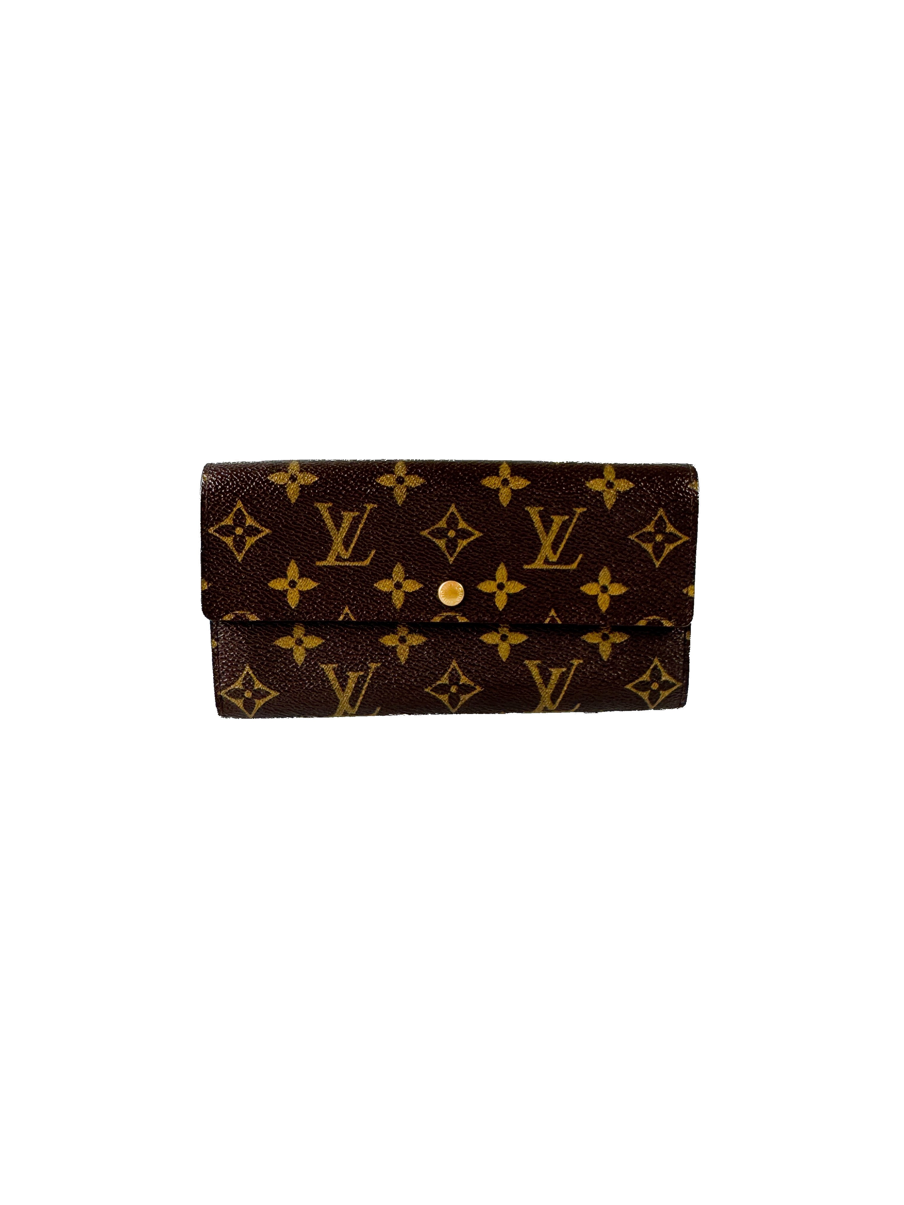 Louis Vuitton monogram Sarah wallet MI1025