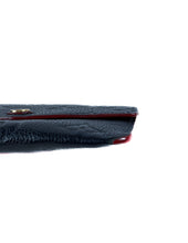 Louis Vuitton navy empreinte leather key pouch TJ4240