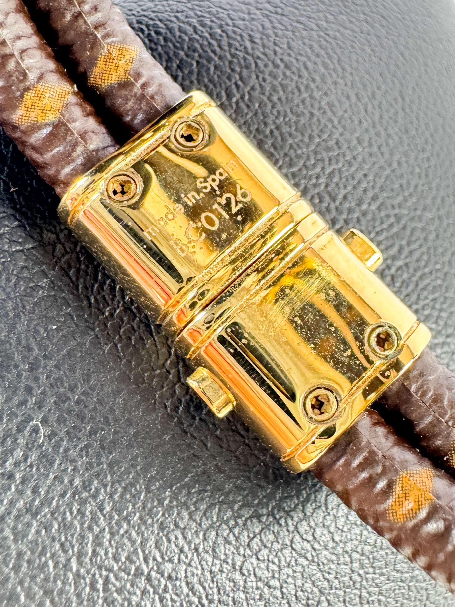 Louis Vuitton monogram Keep it Twice bracelet BC0126