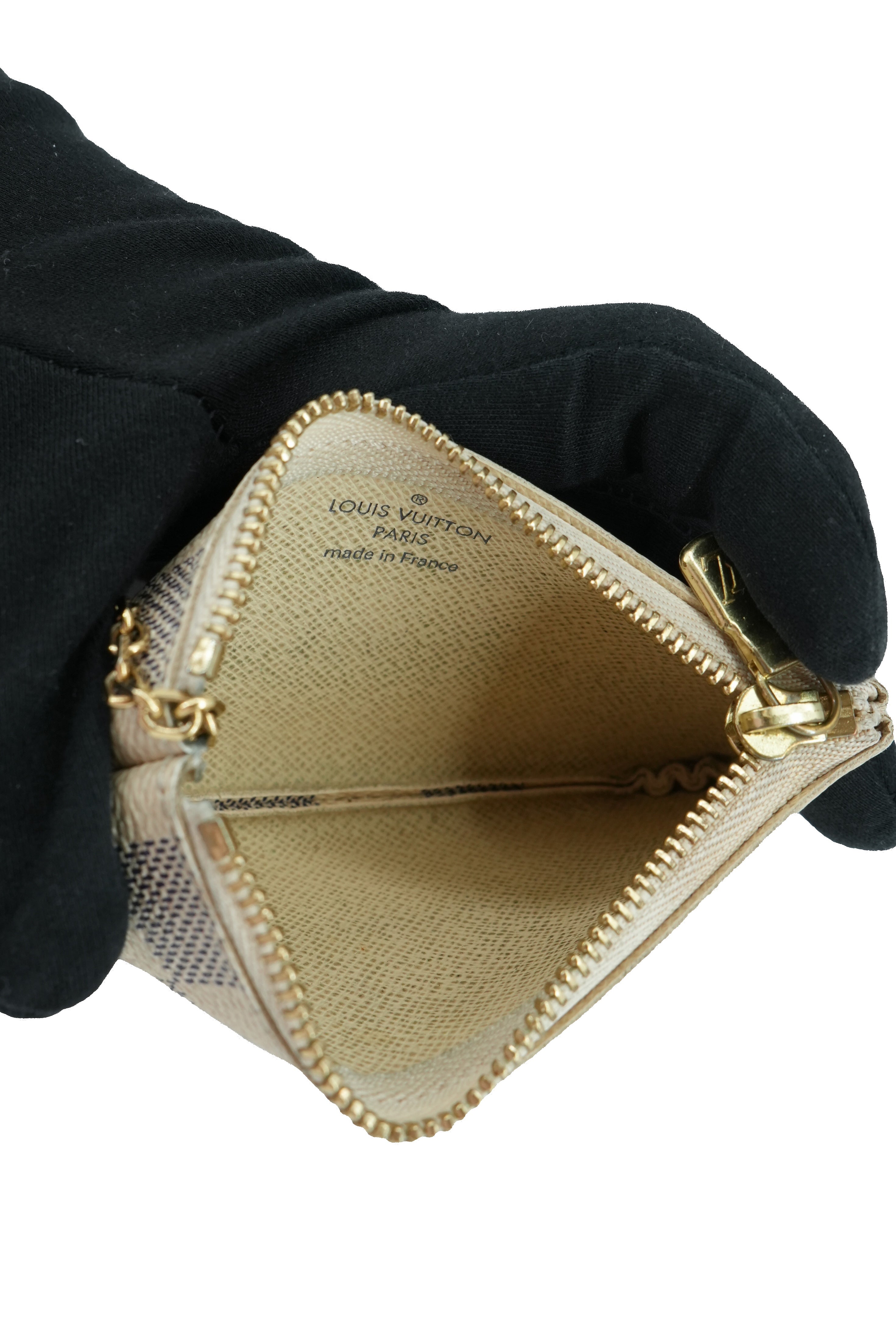 Louis Vuitton damier azur key pouch CT2173