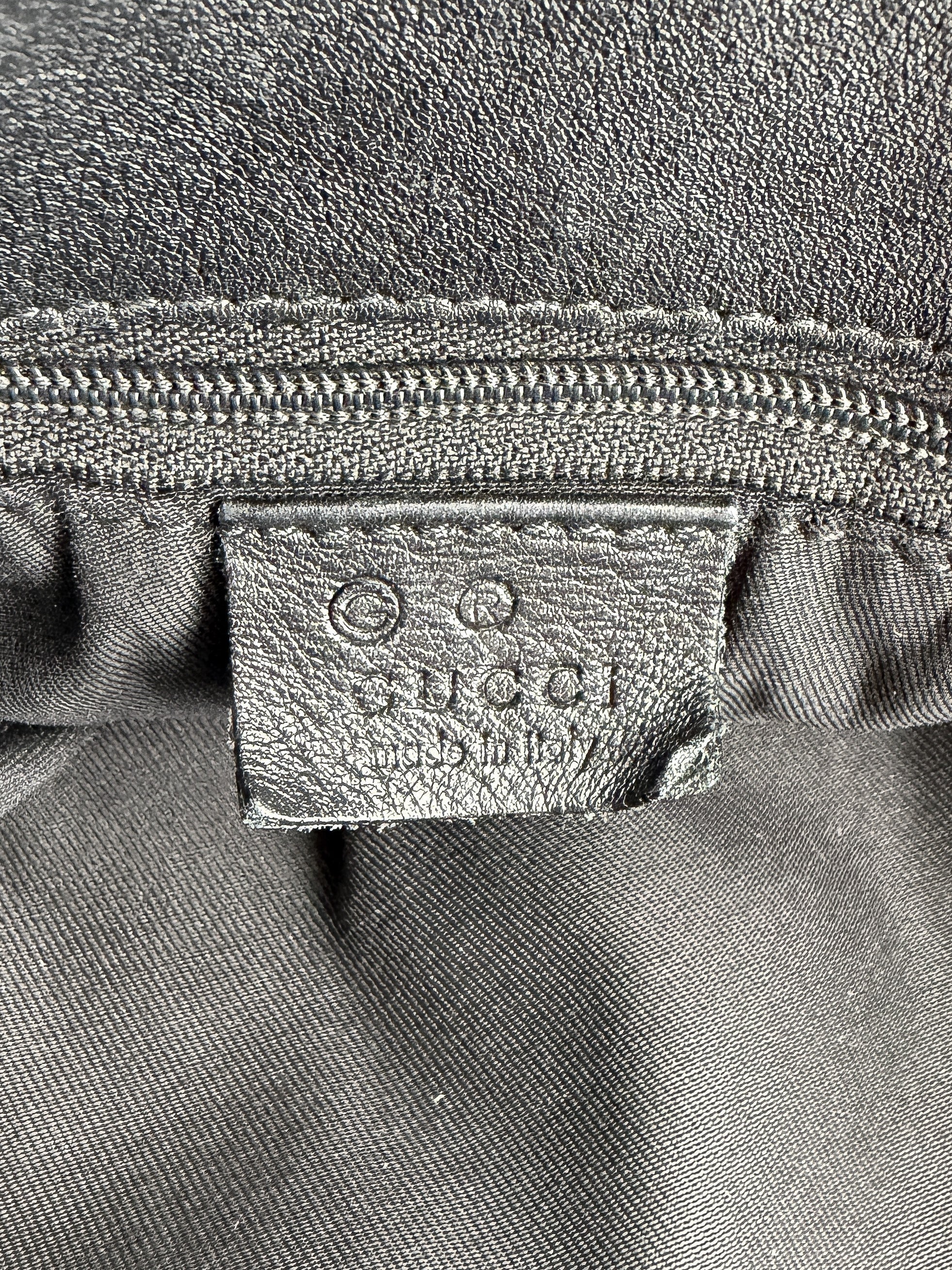 Gucci black GG canvas tote 213317