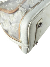 Louis Vuitton white leather mesh Lockit FO0162