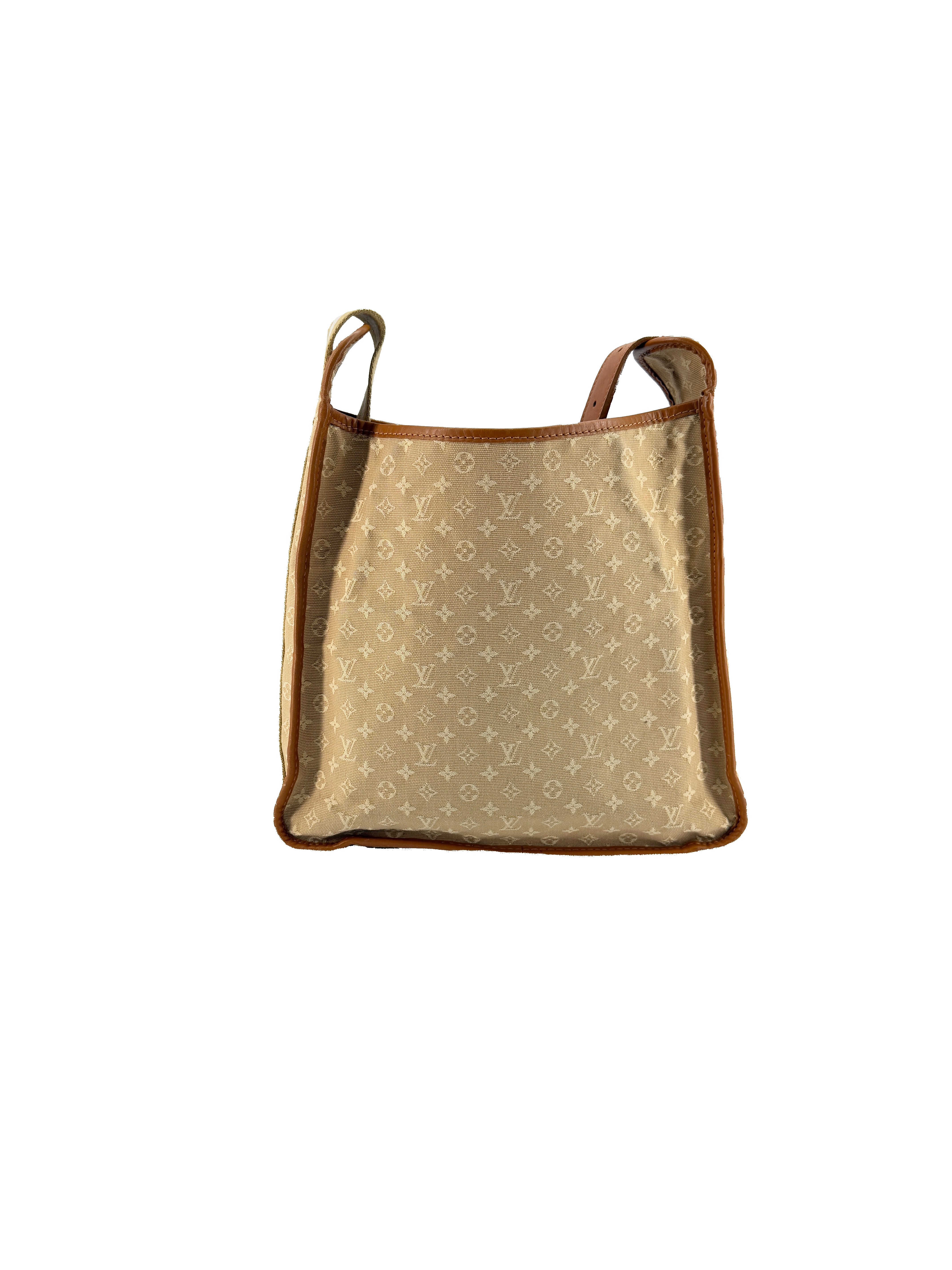 Louis Vuitton beige Mini Lin Mary Kate crossbody VI1024