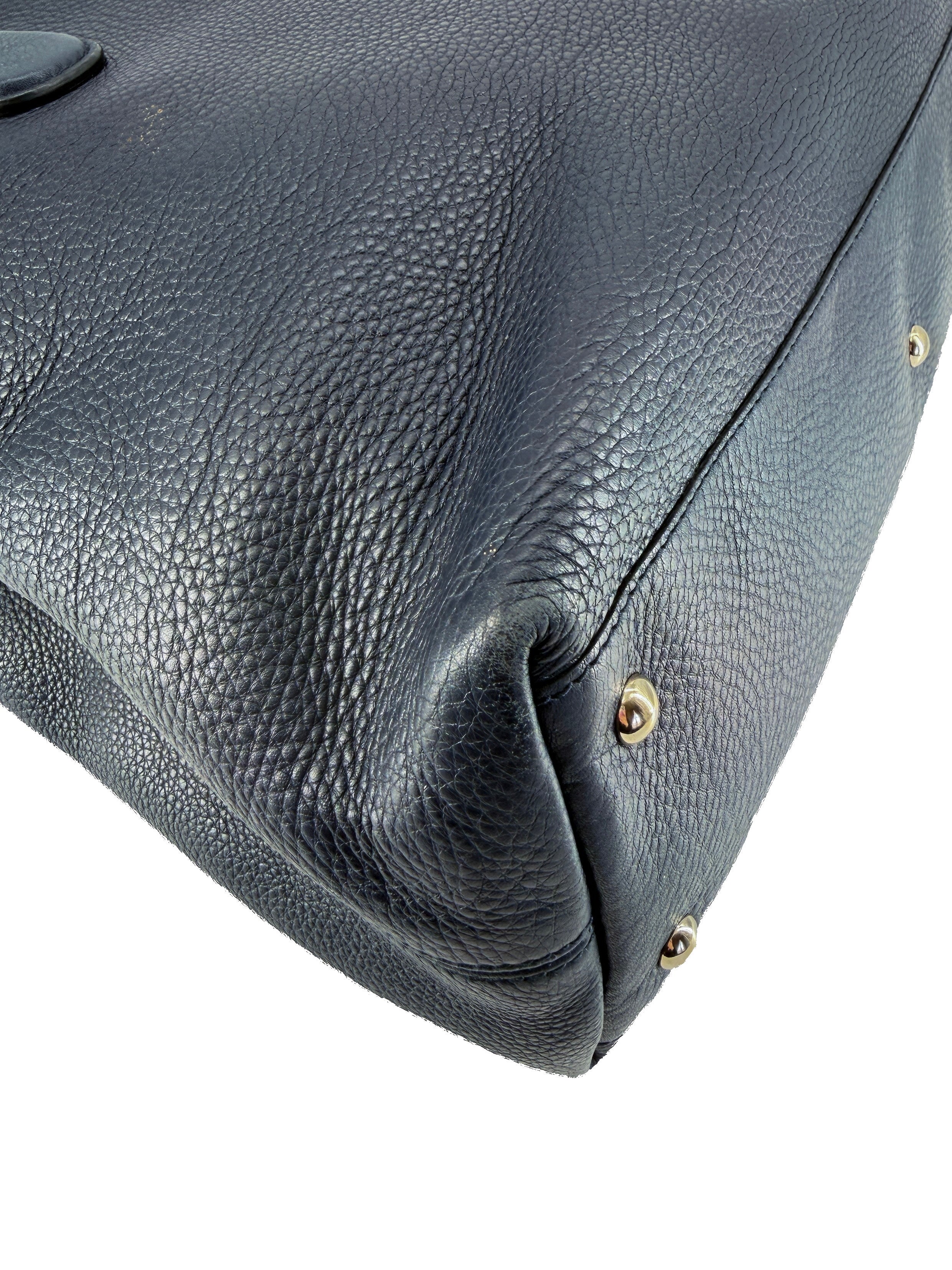 Gucci dark navy Soho Working tote 308363213317