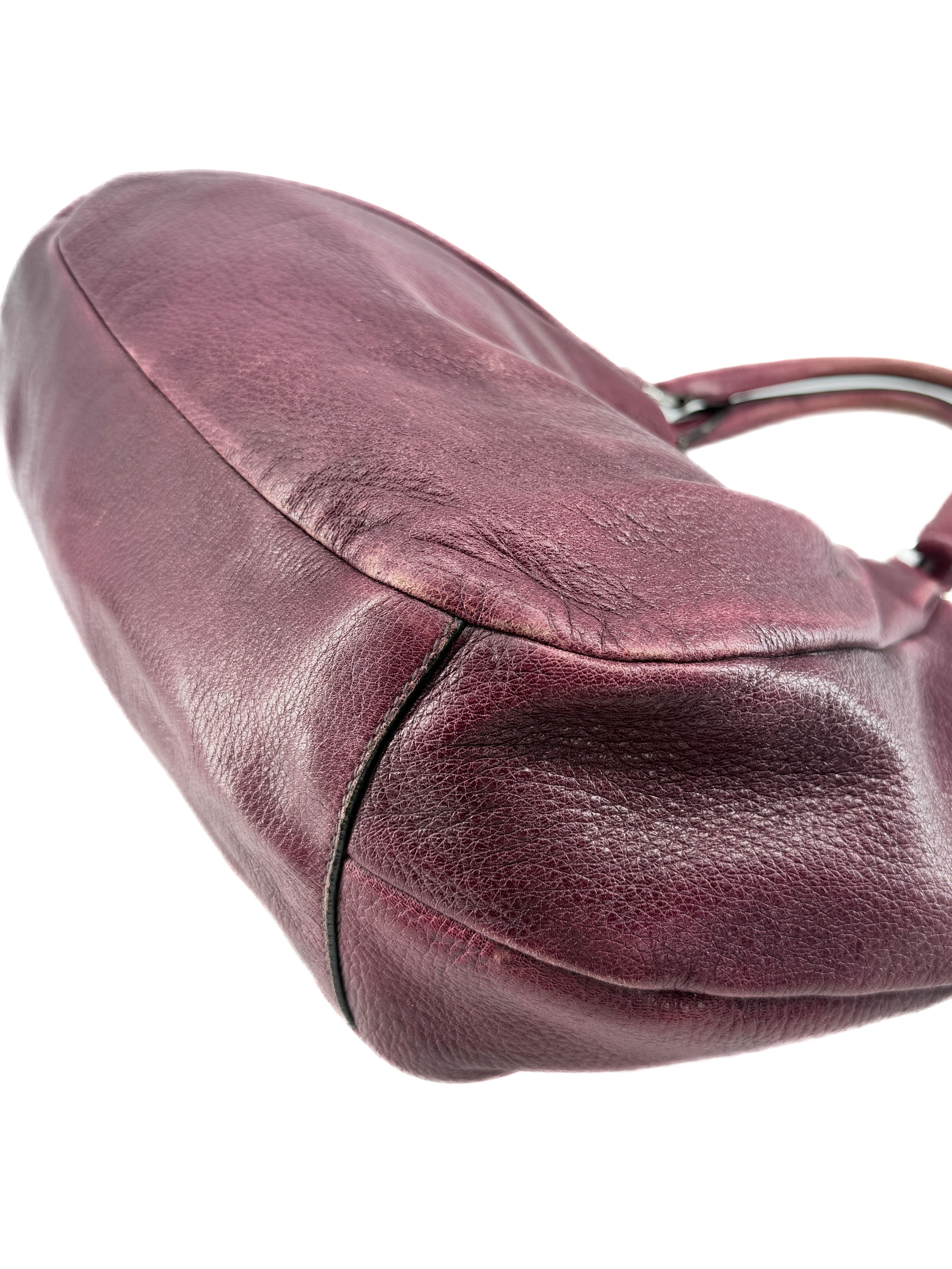 Prada purple Vitello Diano satchel *as is*