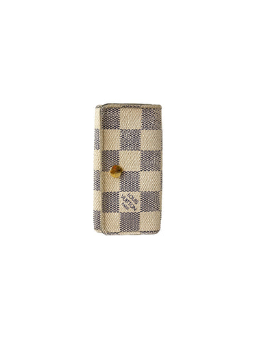 Louis Vuitton damier azur 4 key holder CT1088