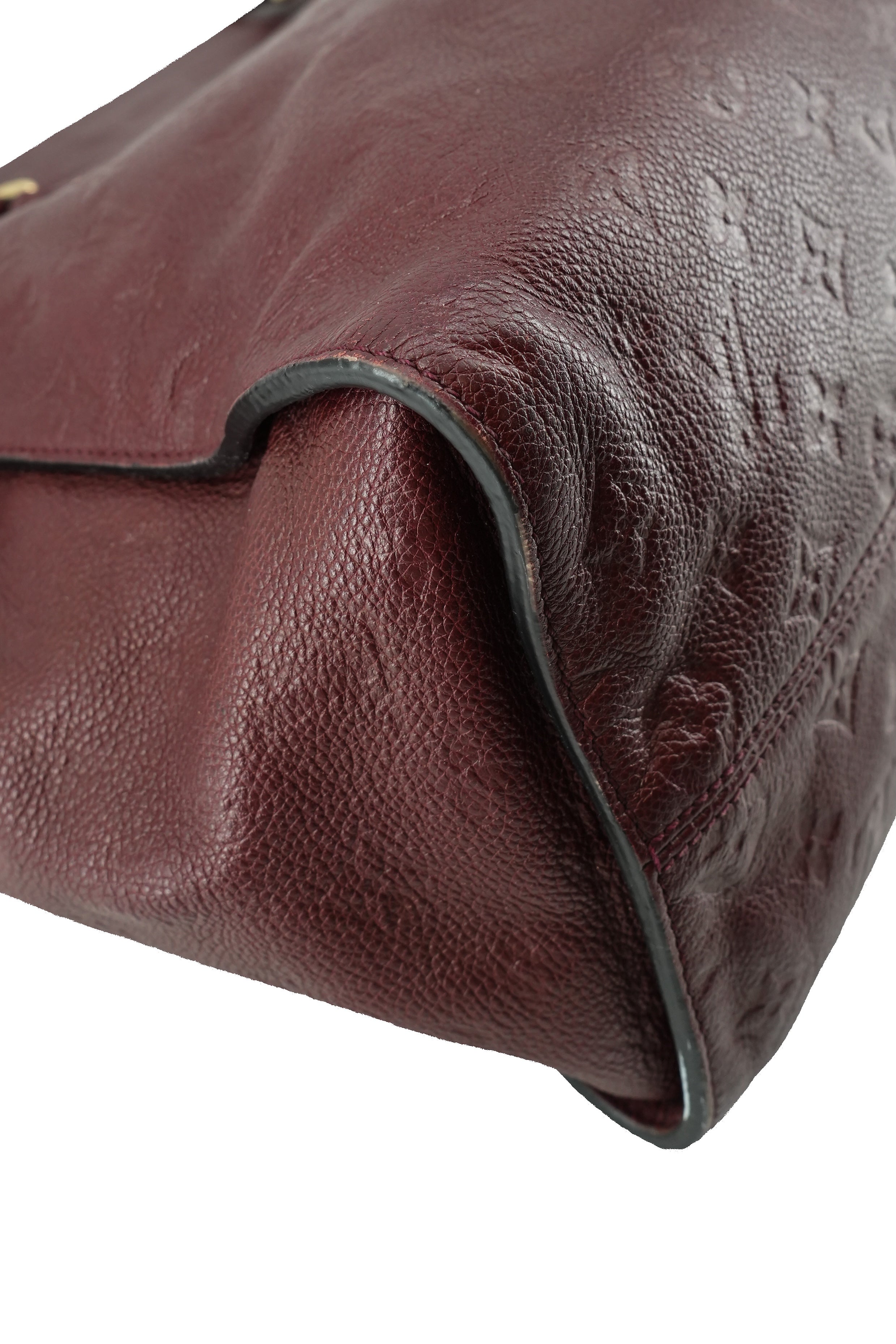 Louis Vuitton burgundy empreinte Lumineuse GM VI0191