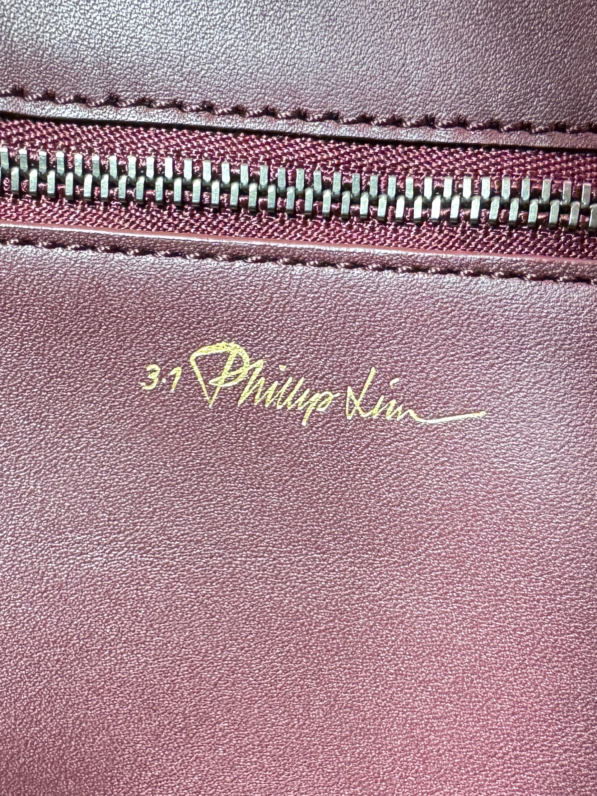 3.1 Phillip Lim totes amaze burgundy leather tote AF14-B025IPA