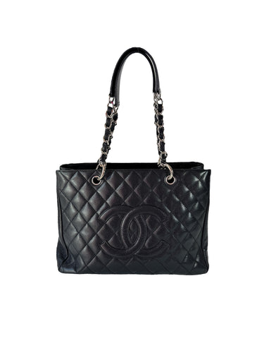 Chanel GST Grand Shopper Black Caviar Tote 13143709