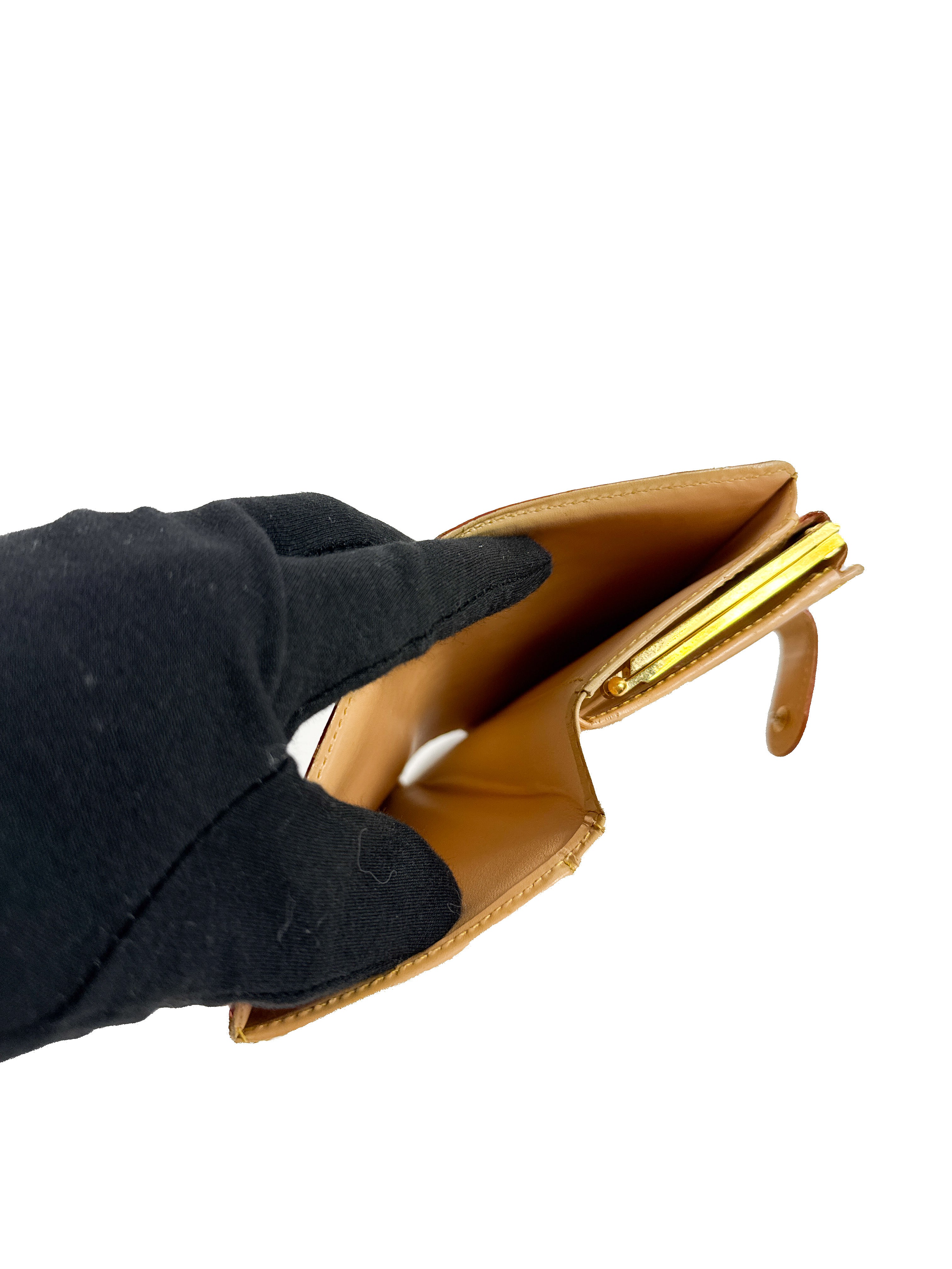 Louis Vuitton white multicolor Portefeuille Viennos wallet TH0045