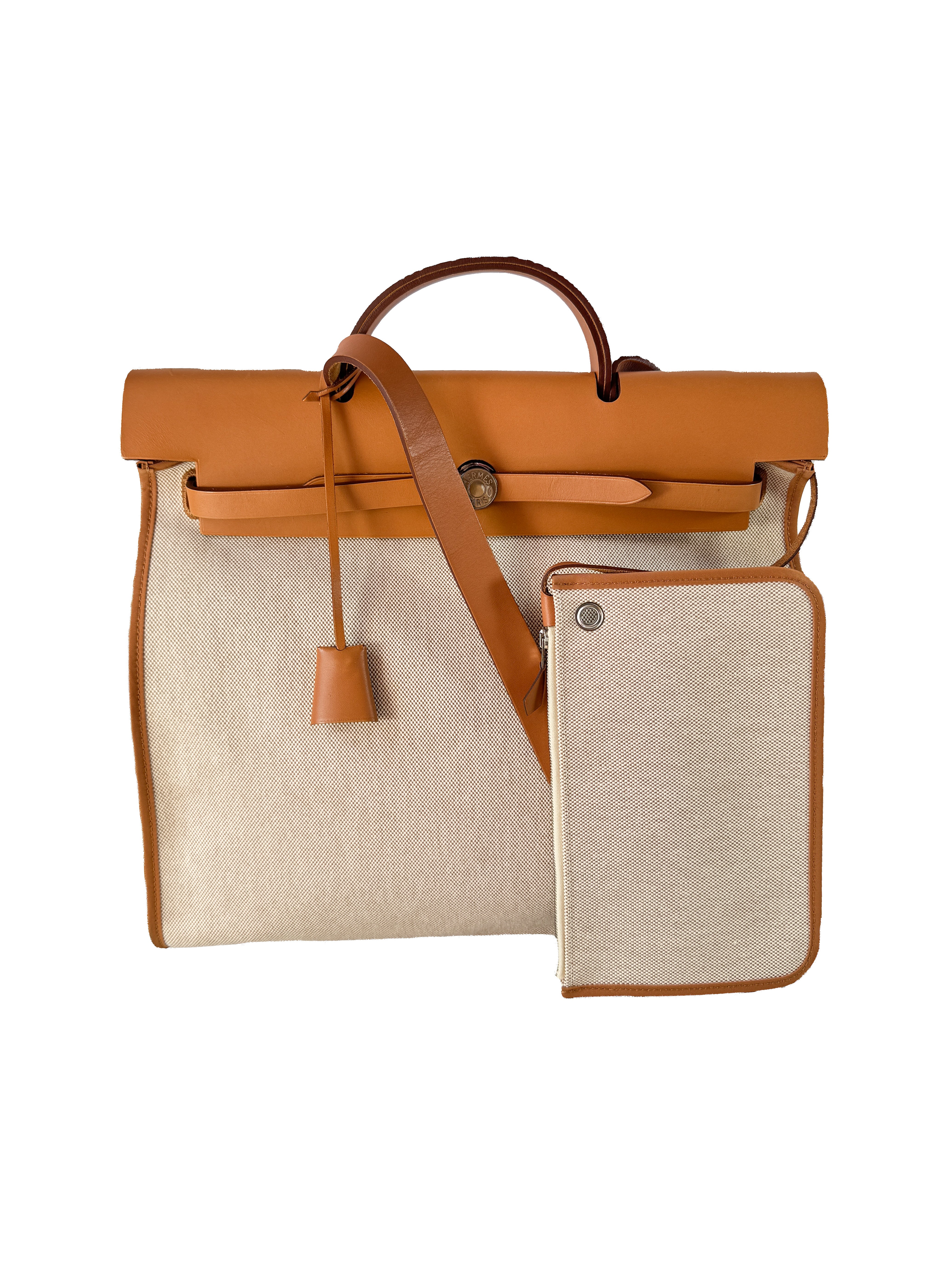 Hermès beige/natural Herbag Zip MM 39 (2013)