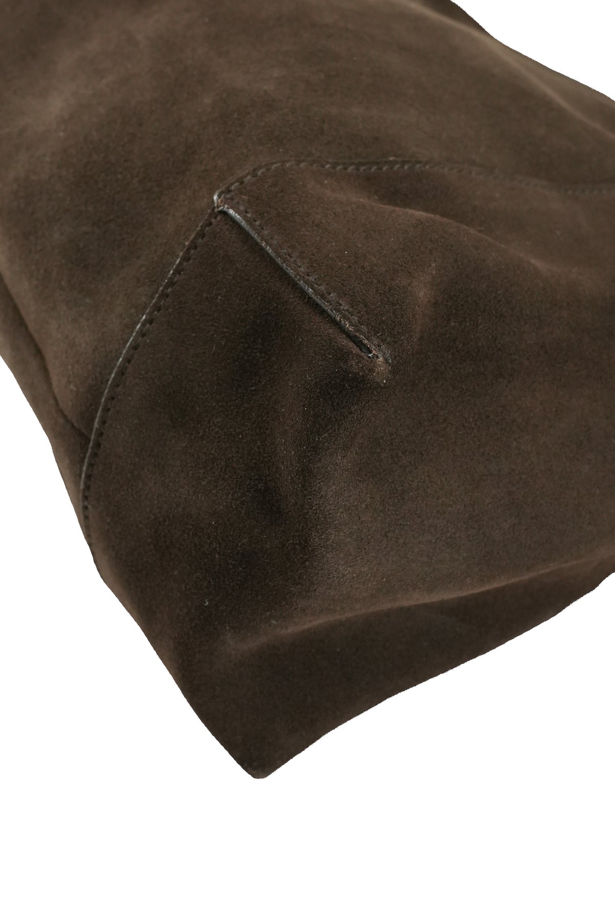 Gucci brown suede vintage shoulder bag 101292-001998