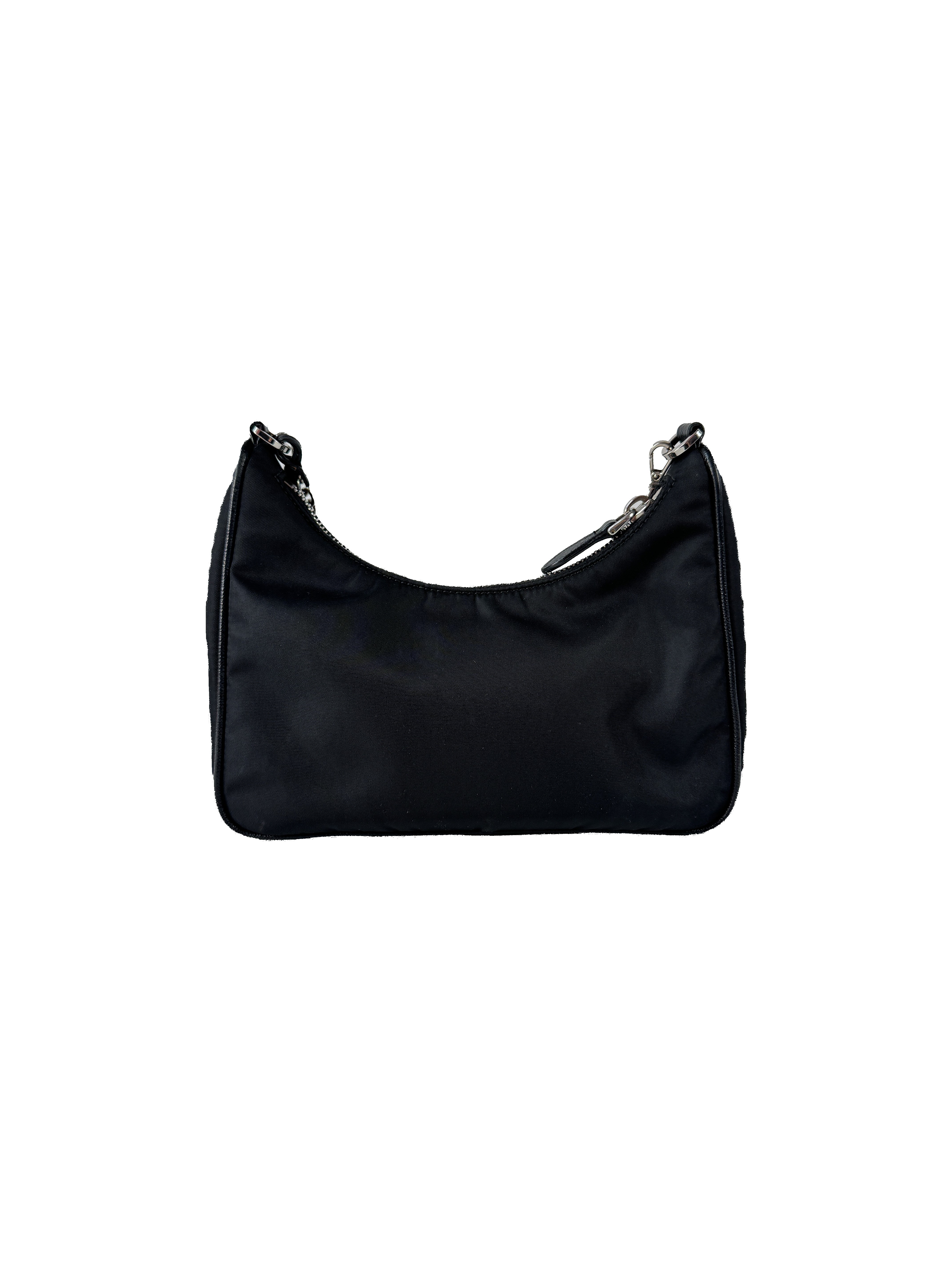 Prada black Re-Edition 2005 small Tessuto shoulder bag 31