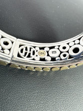 John Hardy sterling silver 18k gold leaf Ayu dot collection bracelet