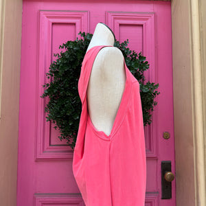 Free People Movement neon pink jumpsuit size S